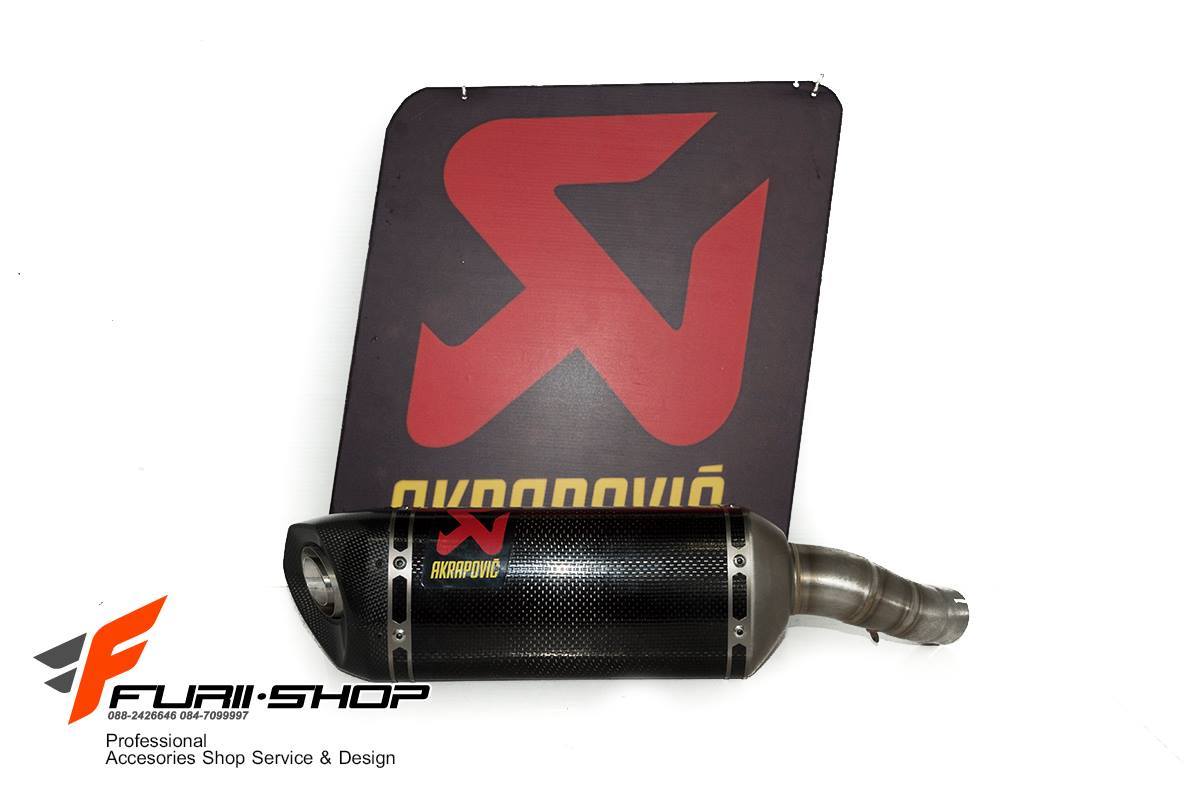 ท่อไอเสียมอเตอร์ไซค์ AKRAPOVIC CARBON SLIP-ON FOR YAMAHA R3