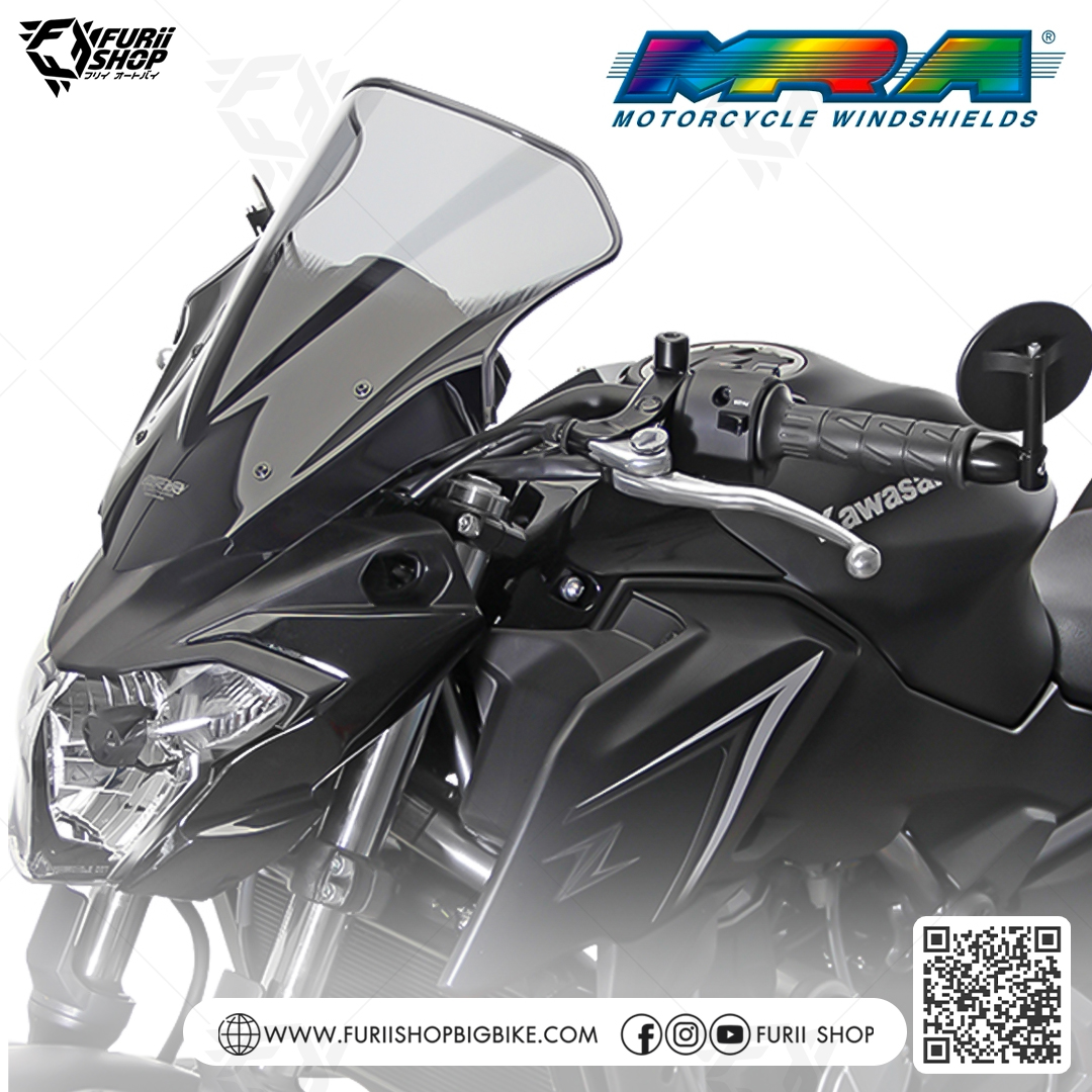 ชิลด์ MRA Windshield : for Kawasaki Z650 2017-2019