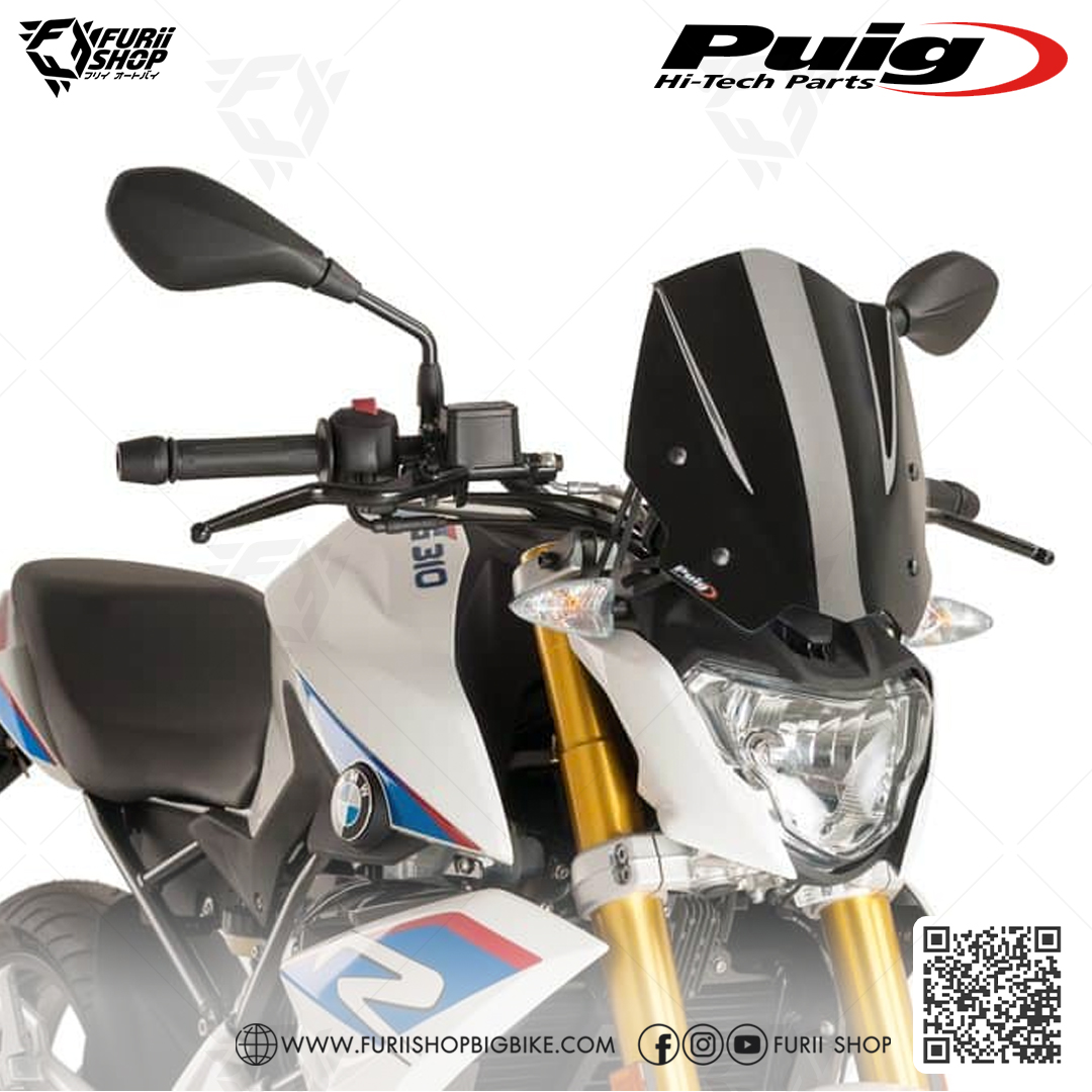 ชิลด์หน้า PUIG NEW GENERATION SPORT FOR BMW G310R 2017-2021