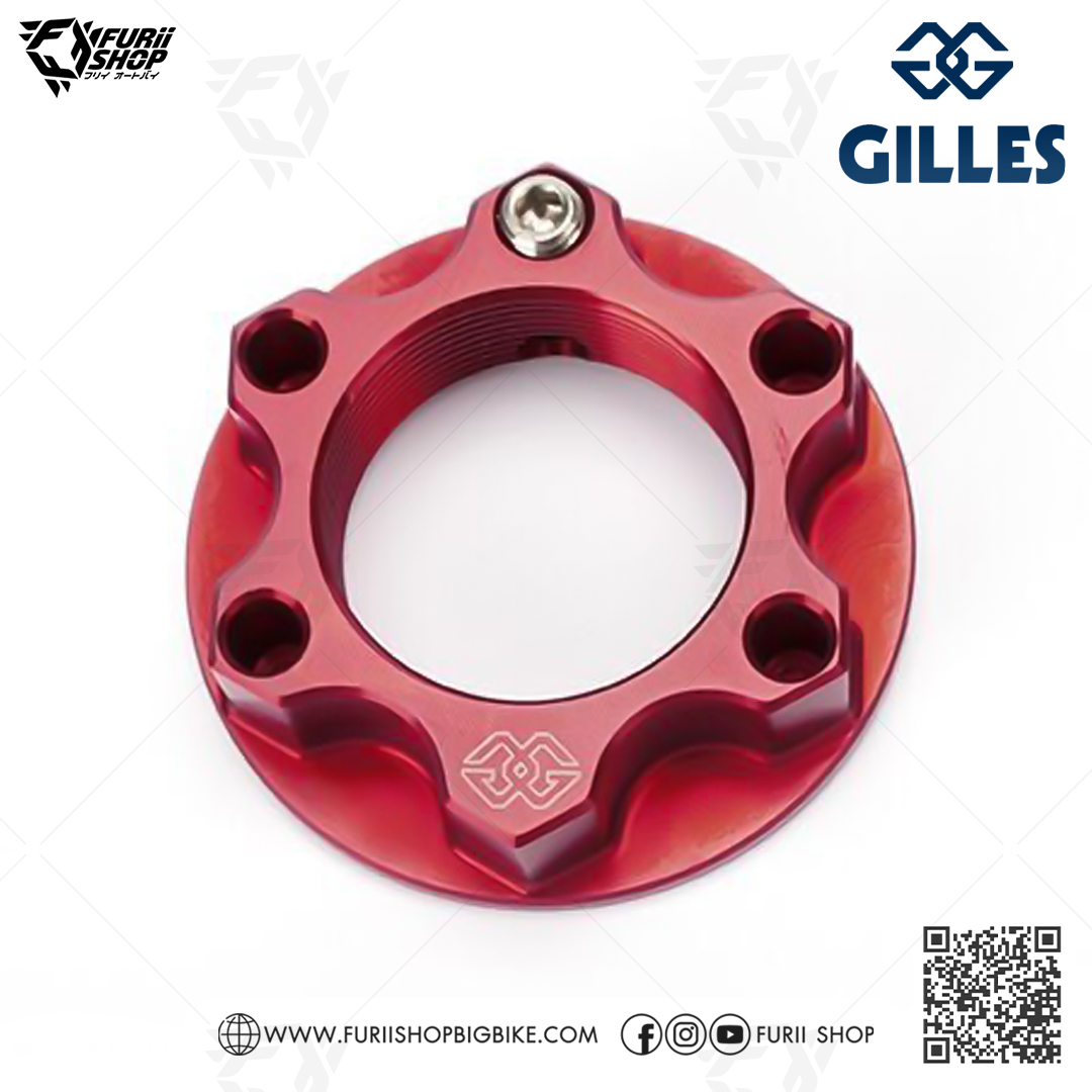 น็อตตั้งโซ่/แผงคอ Gilles tooling Top Yoke Nut ACMA Aluminium : for Kawasaki ZX6R 2019-2020
