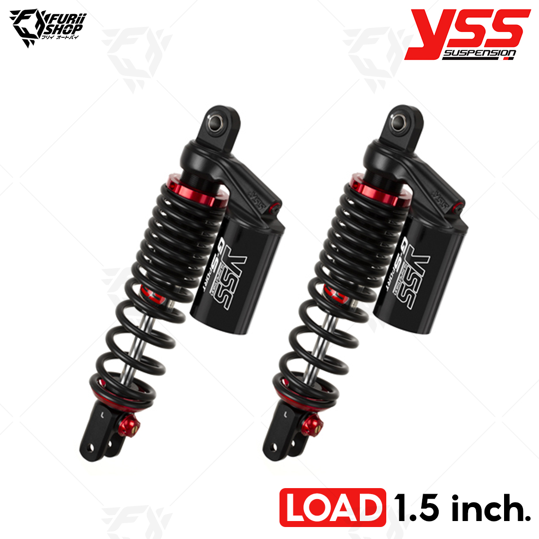 โช๊คหลังแต่ง YSS G-SPORT Black Series Smooth LOAD 1.5 inch. (TG302-285TR-02-888A) : for YAMAHA N-MAX 155 '20>