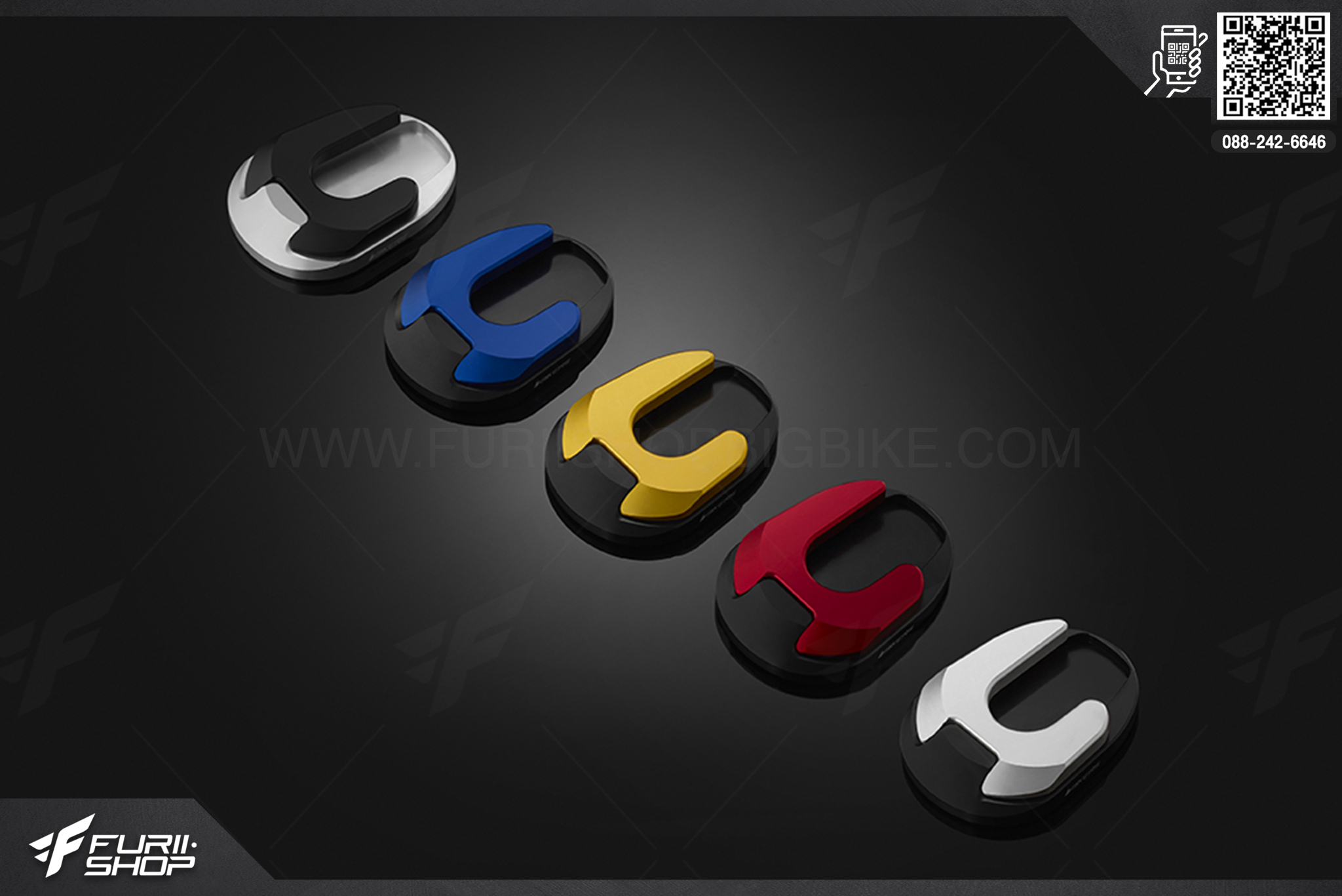 ตีนเป็ด Flat Foot Bikers Yamaha M-Slaz