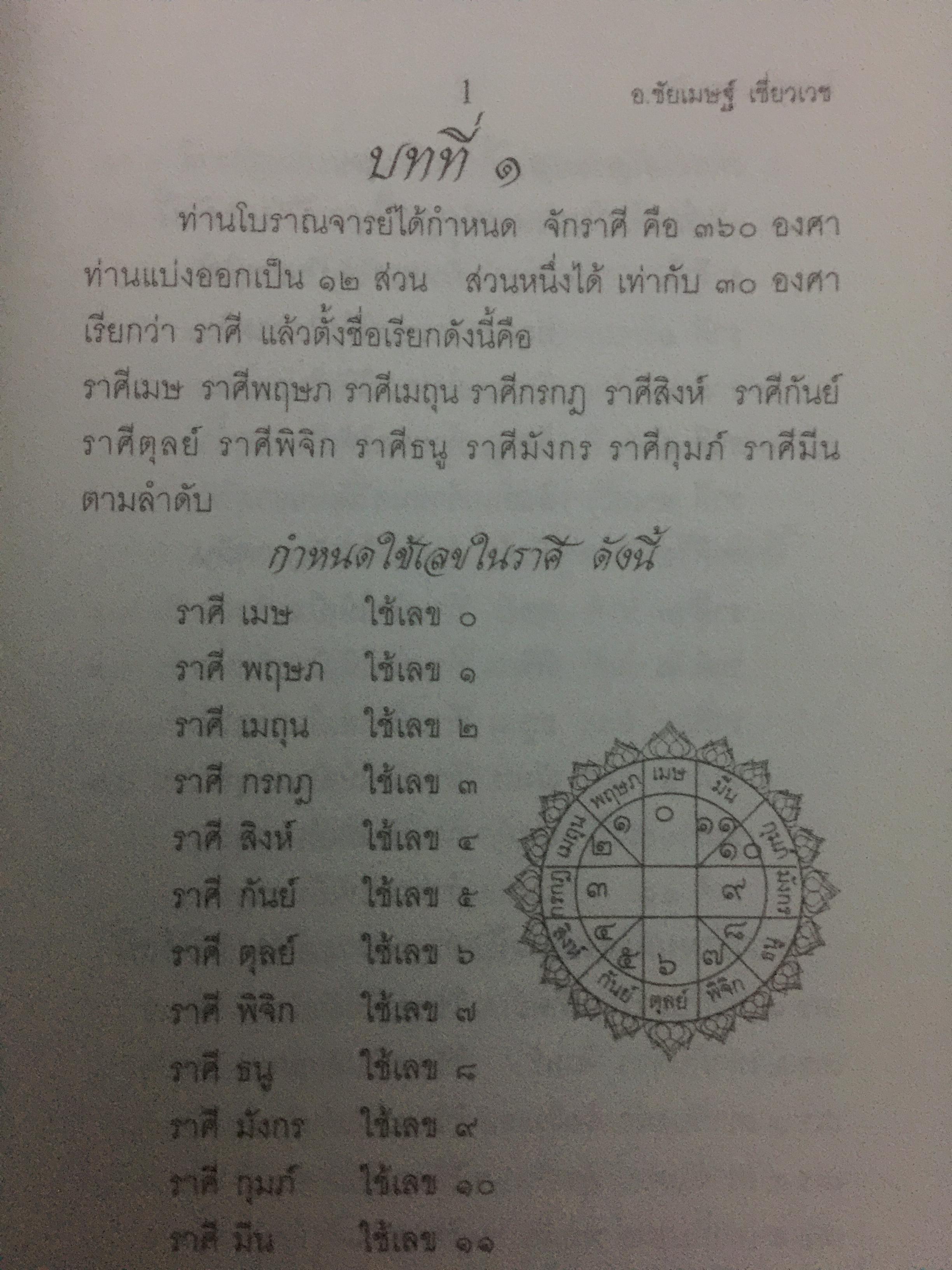 มาตรฐานโหรไทย โหรเมืองพาราณสี โดย อ.ชัยเมษฐ์ เชี่ยวเวช 800 กรัม