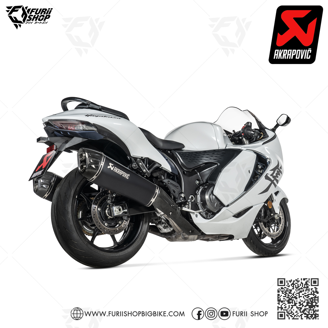 ท่อแต่ง Akrapovic Slip On Black : for Suzuki Hayabusa 1300R 2021-2023 All new !!