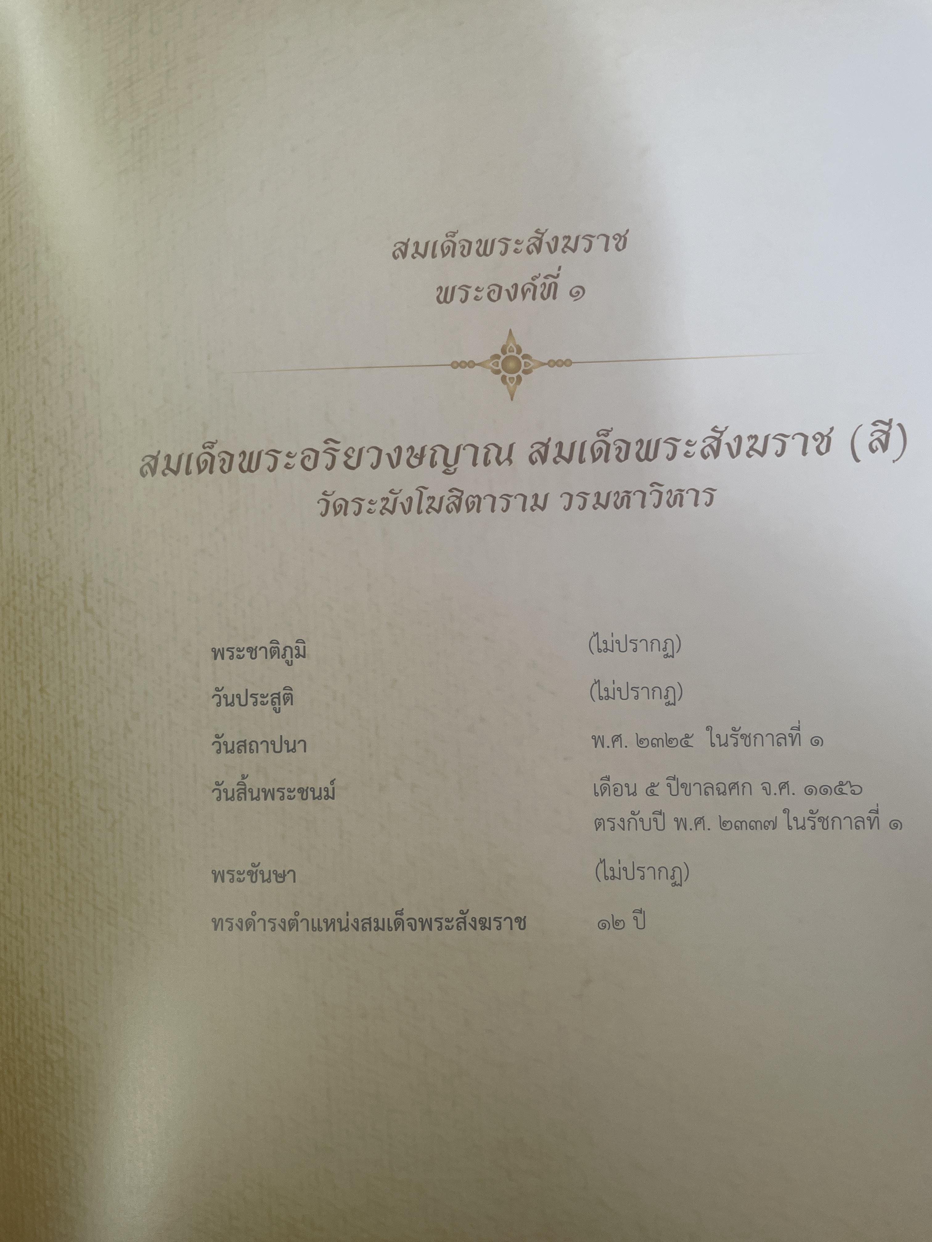 พระประวัติ สมเด็จพระสังฆราชแห่งกรุงรัตนโกสินทร์ 19 พระองค์ 10 กก.