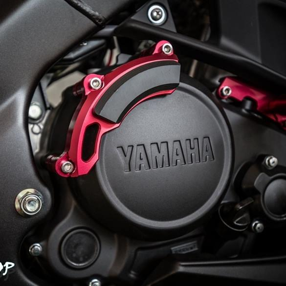 กันล้มแคร้งเครื่อง ซ้ายขวา YAMAHA M-SLAZ ปี 2015-2018 งาน CNC คุณภาพภาพสูง มีอุปกรณ์พร้อมติดตั้ง