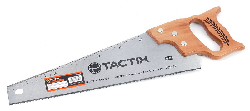 เลื่อยลันดา รุ่นคลาสสิก ด้ามไม้ 265122 16" TACTIX