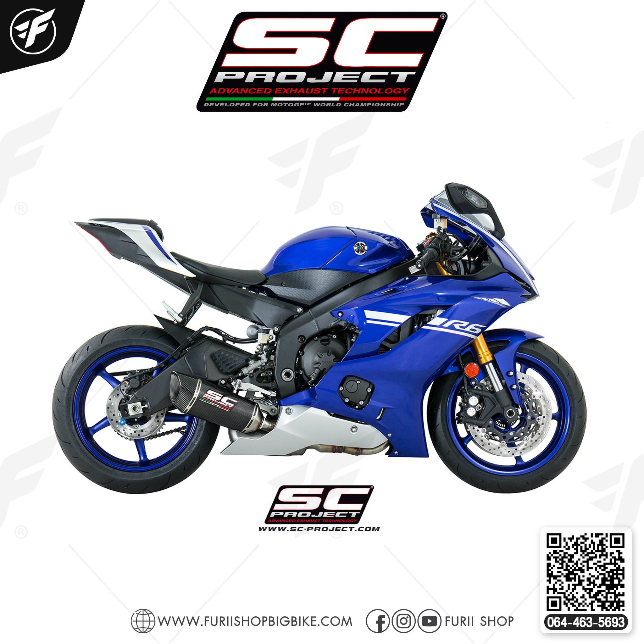 YAMAHA YZF R6 (2017 - 2020) SC1-R Muffler