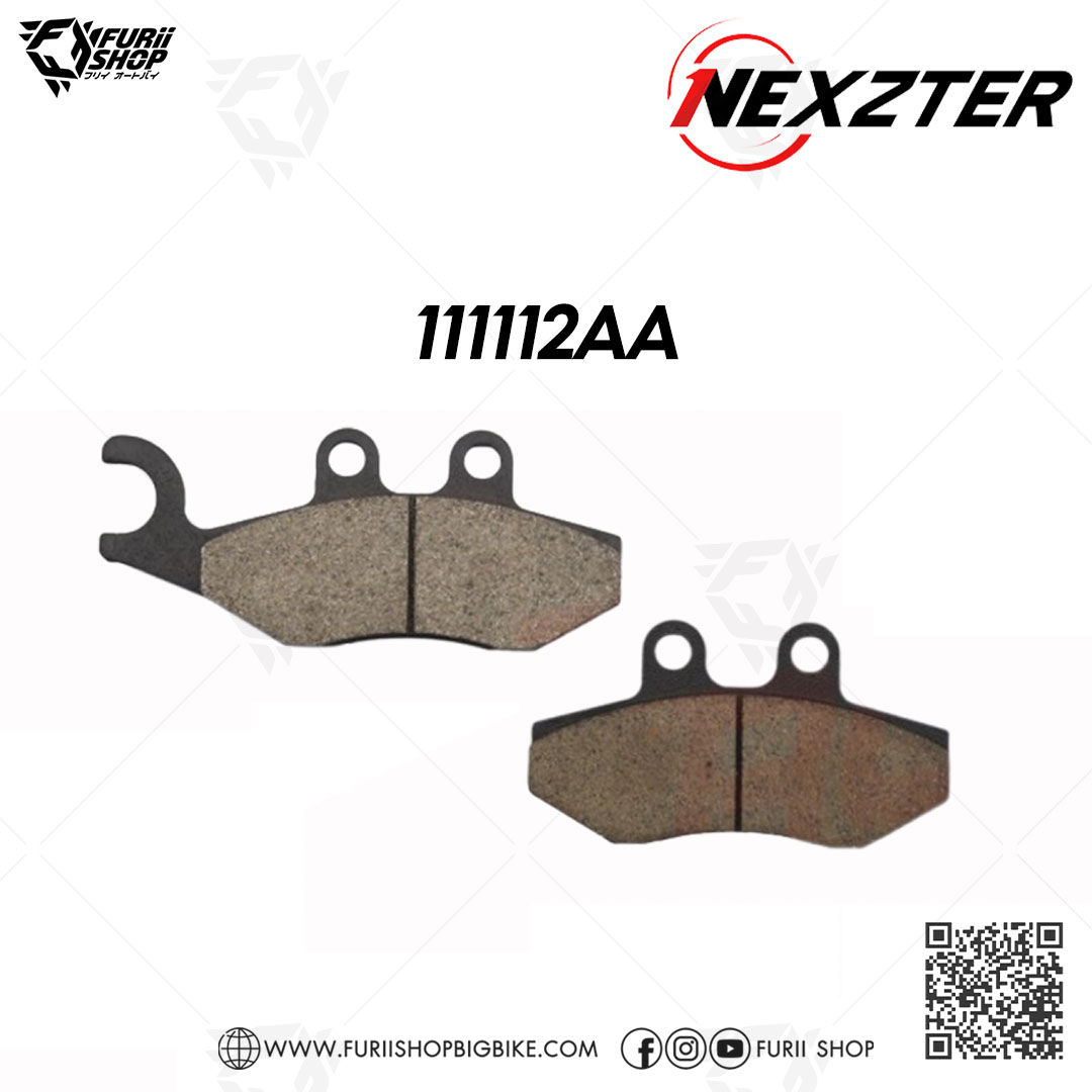 ผ้าเบรก Nexzter NEXT Part NO. 111112AA (F) : for Vespa GTS / GT / GTV / Primavera / Sprint /50/125/250/300