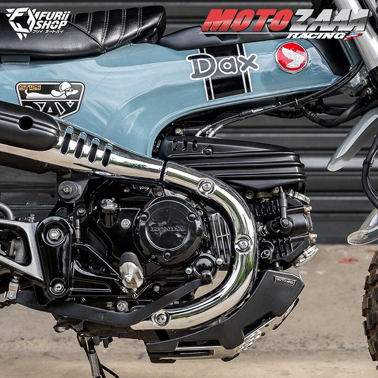 ครอบบังหัวฉีด MOTOZAAA Throttle Cover Matt Black : for Honda DAX 125