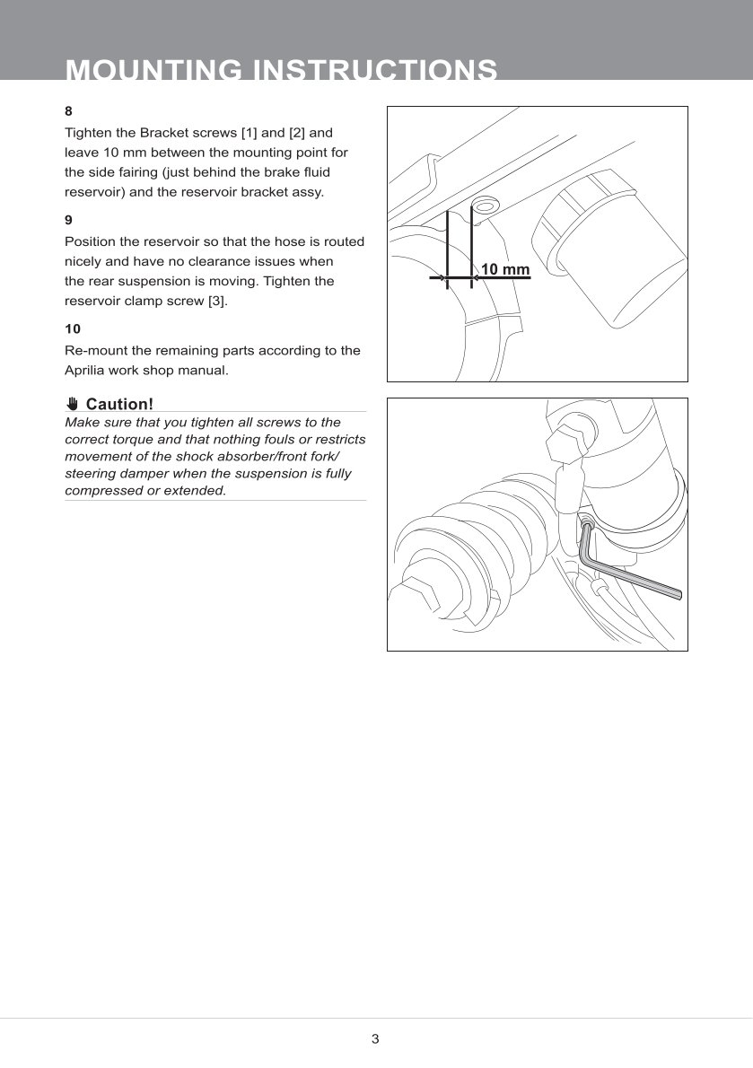 โช๊คหลังแต่ง Ohlins AP660 For Aprilia RS 660 ปี 2021-2022