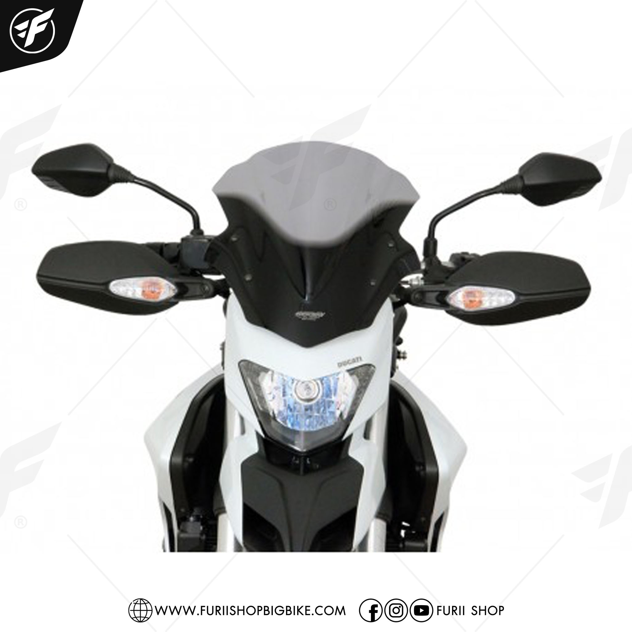 ชิวหน้า MRA WINDSHIELD FOR Ducati Hypermotard 821 / 939 2016-2018