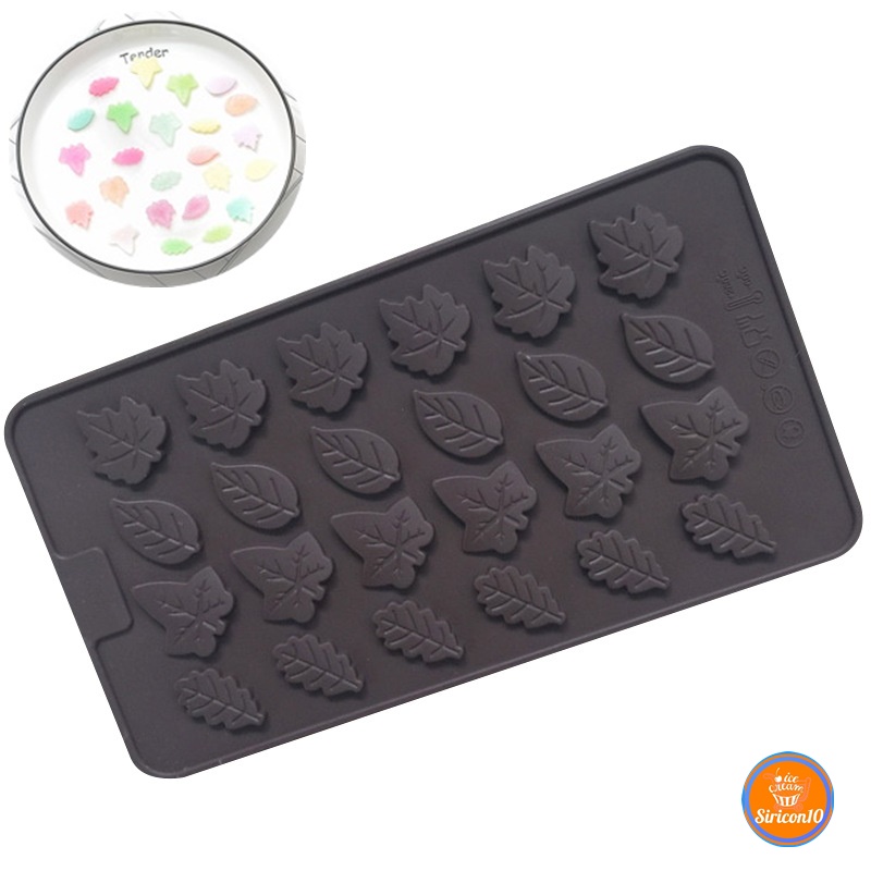 พิมพ์ใบไม้บาง พิมพ์ซิลิโคนวุ้น ฟองดอง