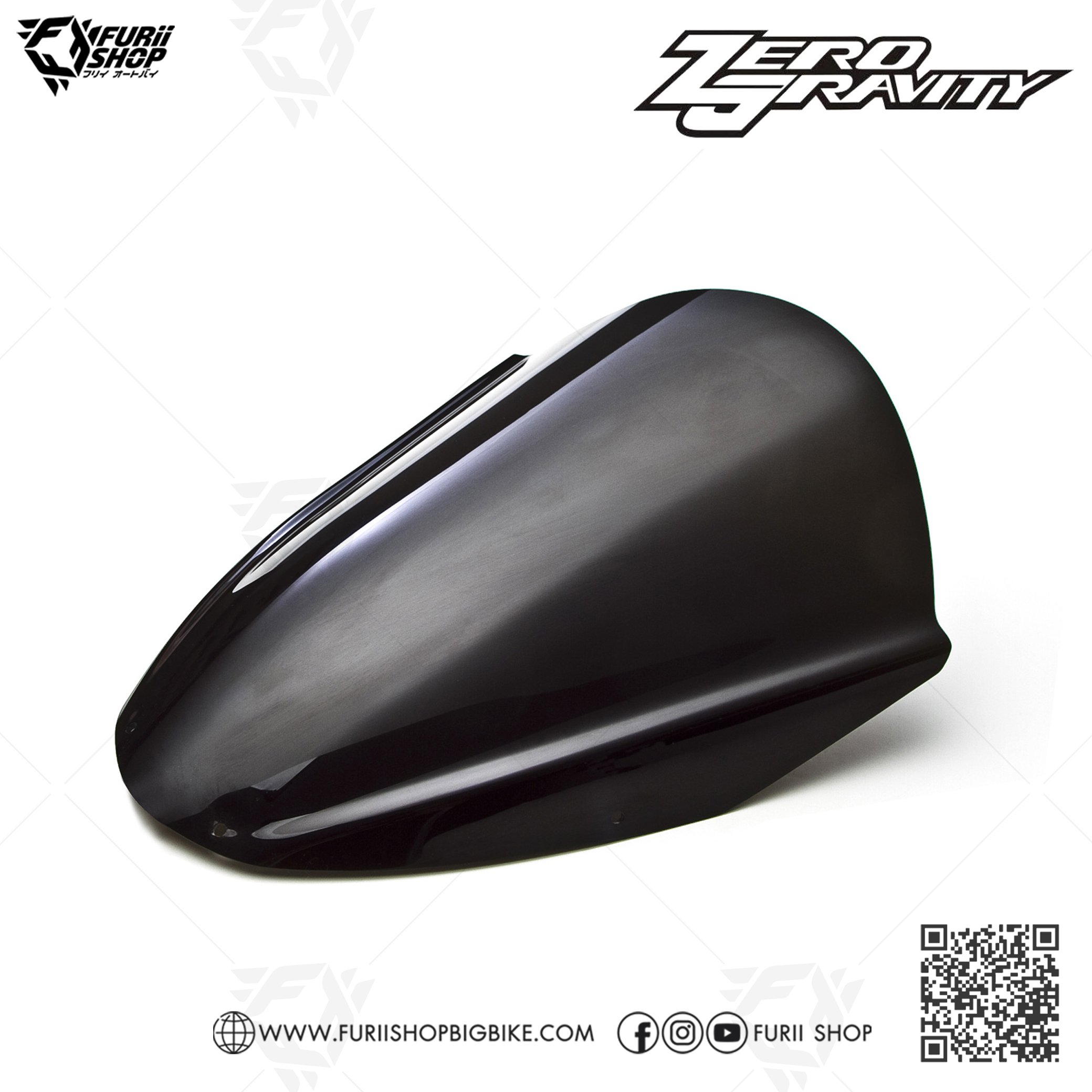ชิลด์หน้า Zero Gravity Windshield Touring : for Yamaha FZ09/MT09 2014-2016