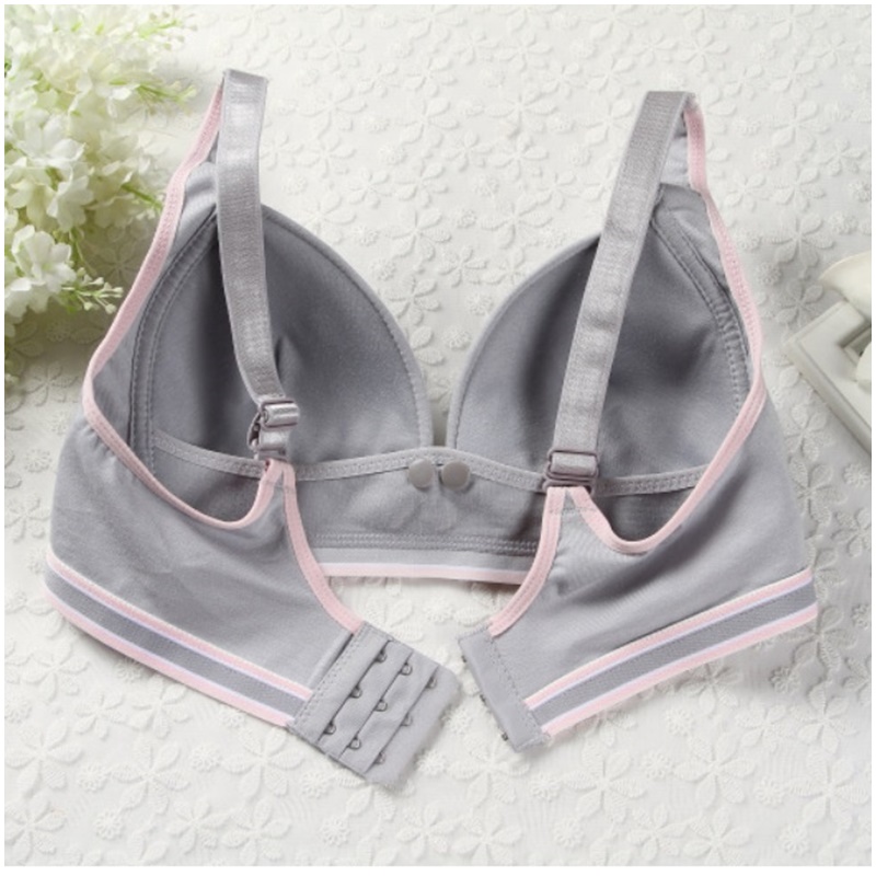 R5801_[Size-42/95-สีเทาสปอต]_เสื้อชั้นในให้นม-ไม่มีโครง