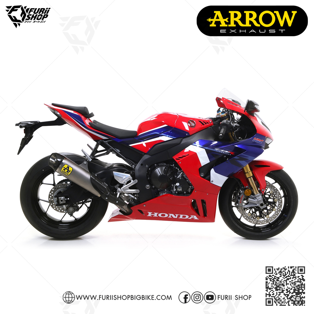 ท่อมอเตอร์ไซค์ Arrow Competition Titanium-Carbon : for Honda CBR1000RR-R 2020-2023