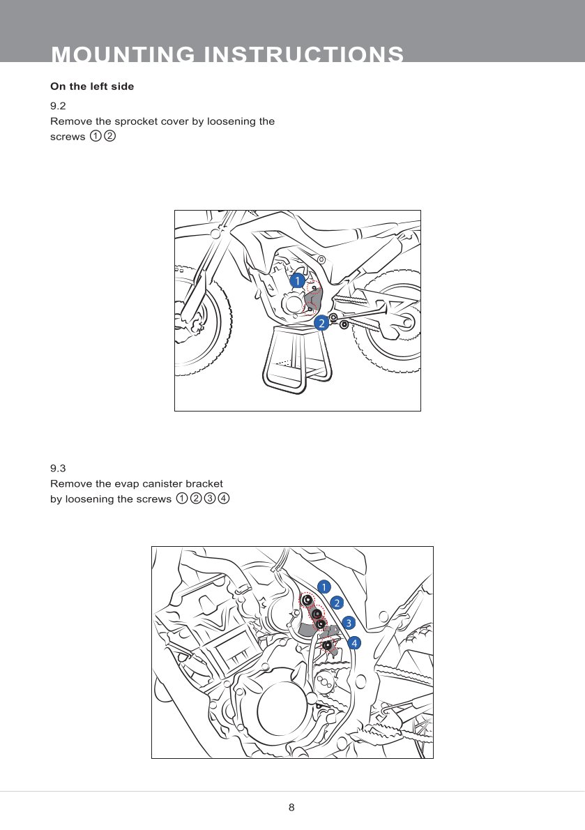 โช๊คหลังแต่ง Ohlins HO213 For Honda CRF 300L (US/EU Version) ปี 2021-2023