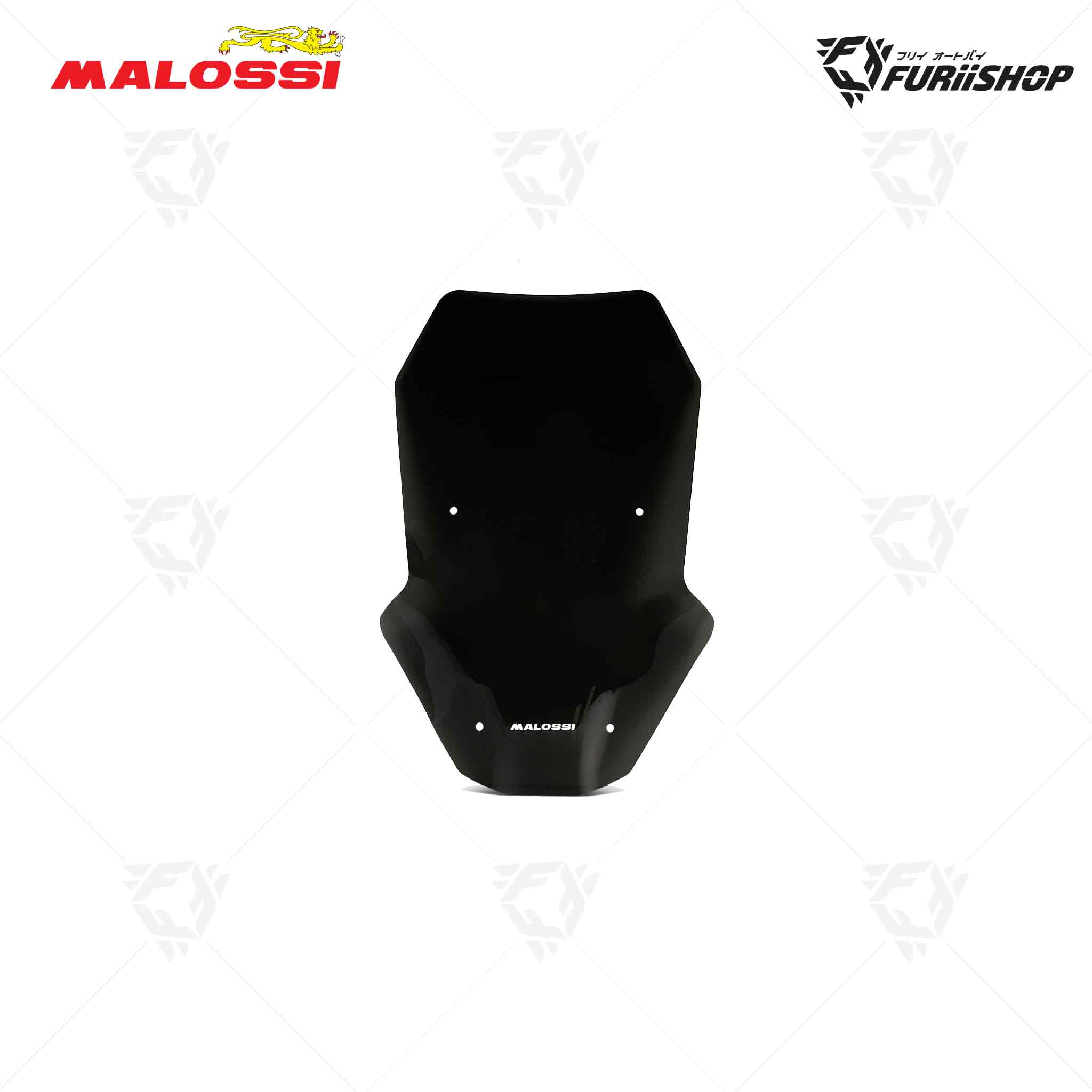 ชิวหน้า DARK SMOKED SPORT SCREEN Malossi LENGTH 31 X HEIGHT 44 X THICKNESS 0.3 CM For X-AVD 750