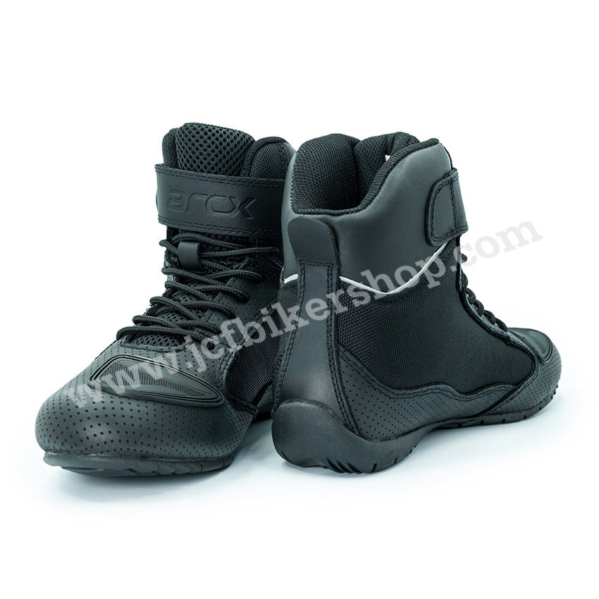 รองเท้าขี่มอเตอร์ไซค์ รองเท้าขับมอไซค์ รองเท้าขับbigbike รองเท้า arcx L60625 Black หนังวัวแท้