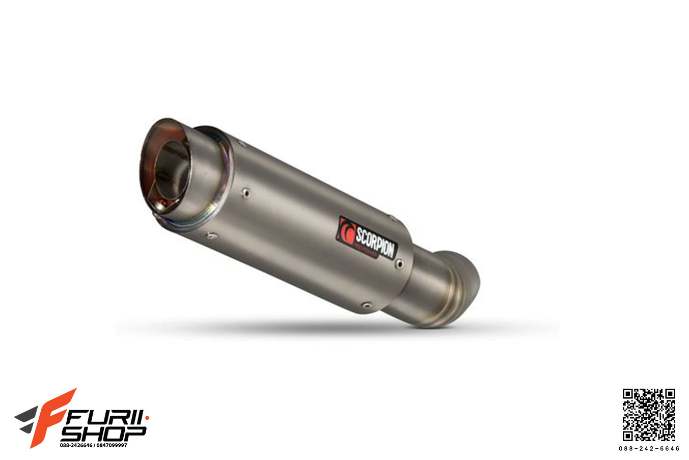 ท่อมอเตอร์ไซค์ SCORPION GP TITANIUM SLIP-ON FOR BMW S1000RR ท่อแต่ง ท่อสูตร ท่อบิ๊กไบค์ ท่อBigbike ท่อไอเสีย เอ็กพอร์ต