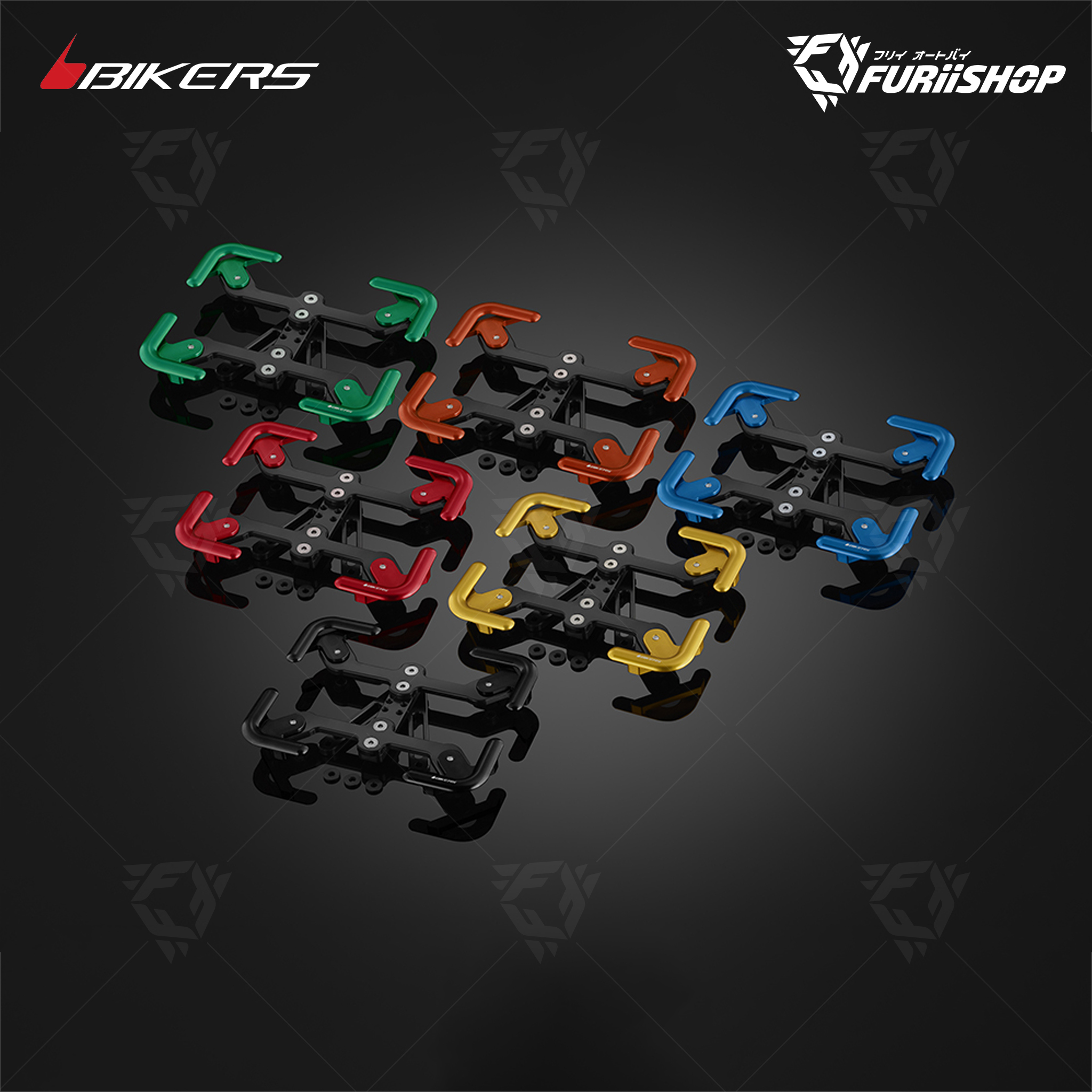 กรอบป้ายทะเบียน Bikers V0051 รุ่นพรีเมียม 04 for Vespa all model