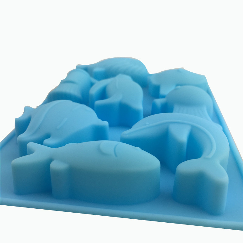 ปลาหมึก ปลาวฬ แพนกวิน+ แม่พิพม์ซิลิโคน