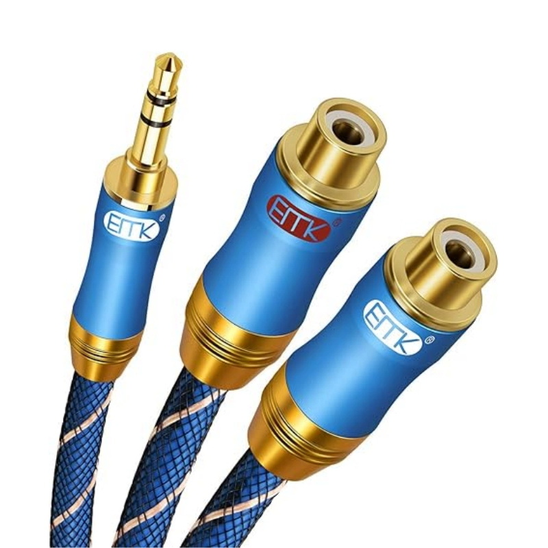 ERTK RCATO3.5 สายสัญญาณเสียง 3.5 ออก RCA ขาวแดง สำหรับเครื่องเสียง ประกันศูนย์ไทย