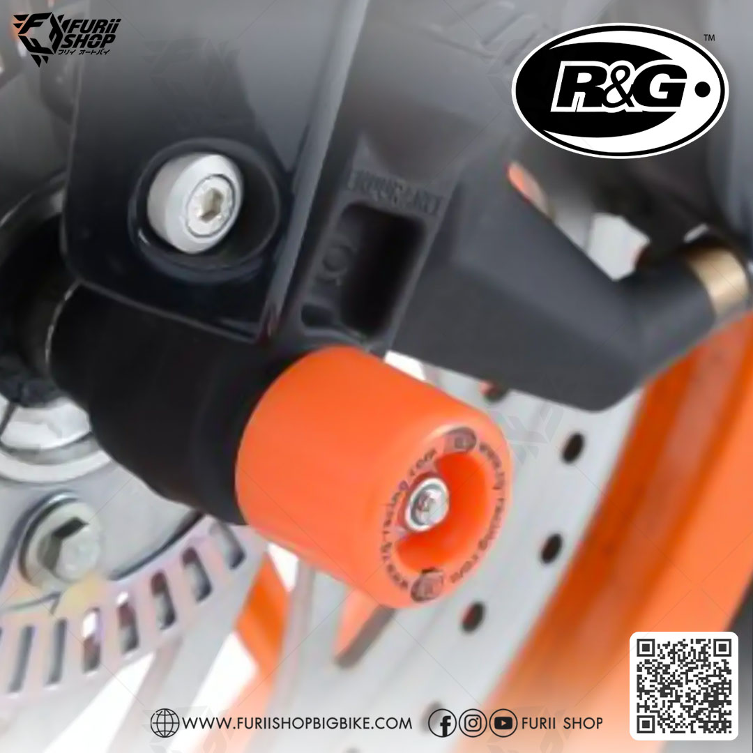 กันล้มหน้า R&G Front Protector : for KTM RC125/200/390