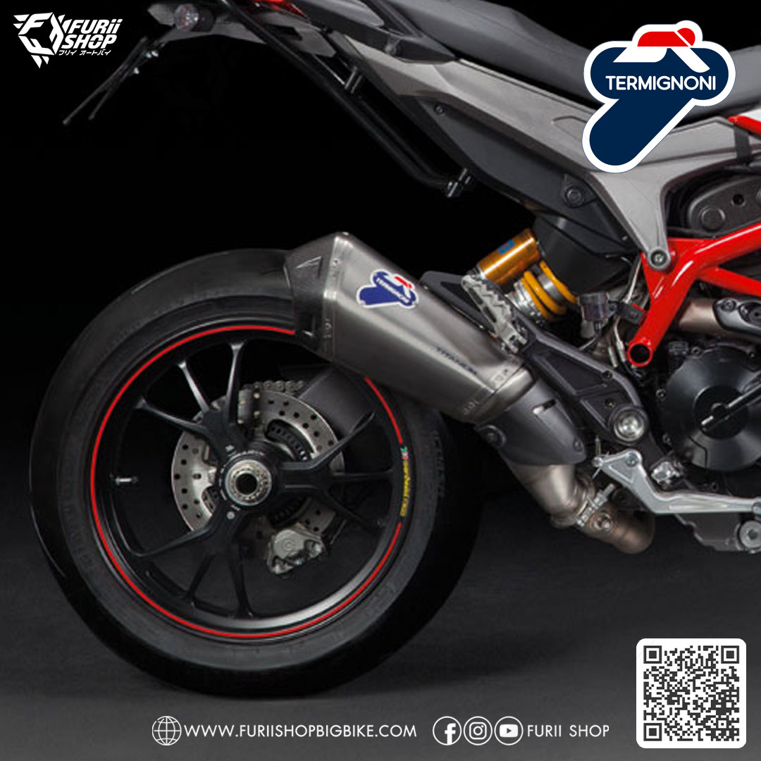 ท่อมอเตอร์ไซค์ Termignoni Slip on : for Ducati Hypermotard 821 & Hyperstrada 821 & Hypermotard 939 2016