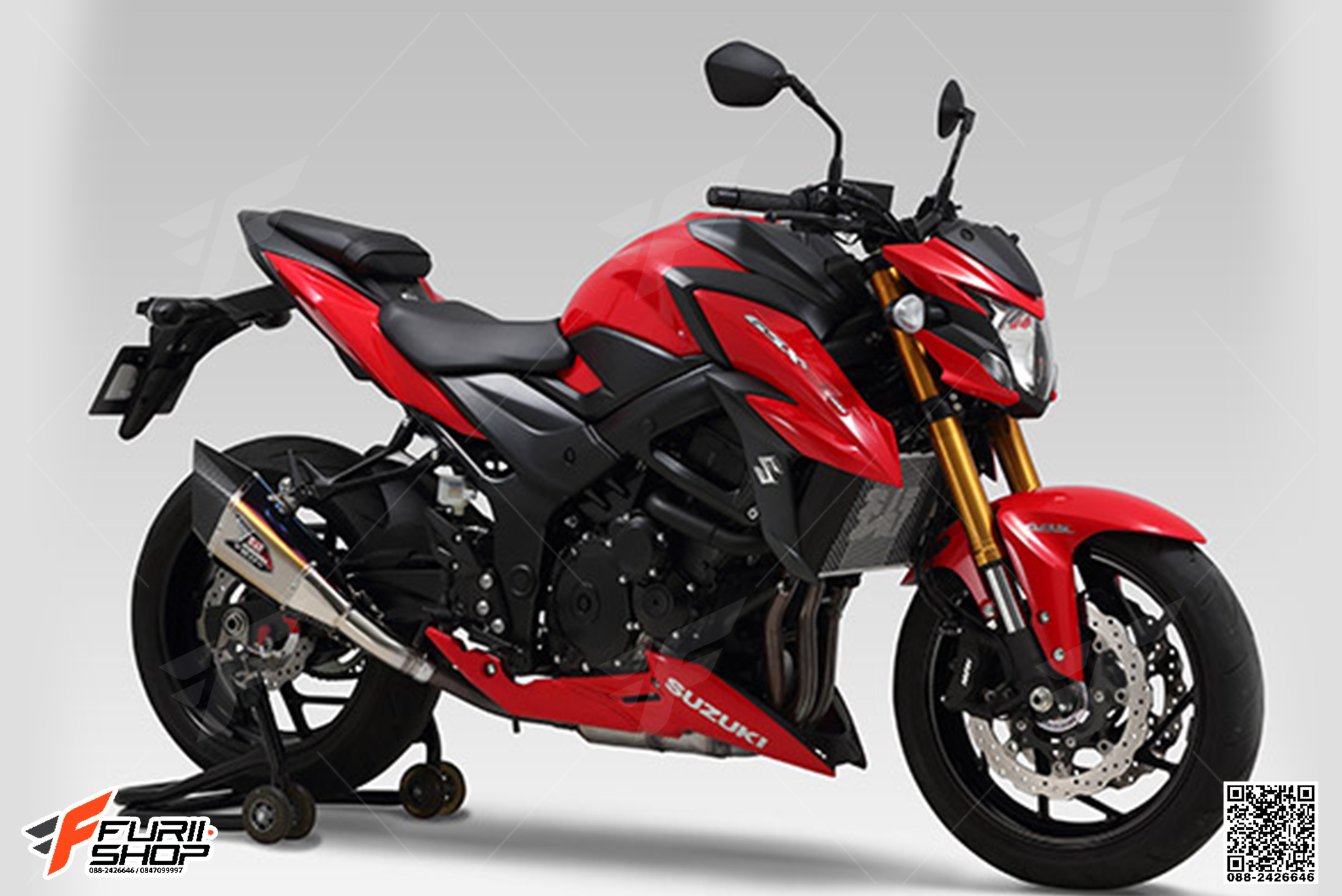 ท่อมอเตอร์ไซต์ YOSHIMURA SLIP-ON STAINLESS R-11 FOR SUZUKI GSX-S750ท่อแต่ง ท่อสูตร ท่อบิ๊กไบค์ ท่อBigbike ท่อไอเสีย