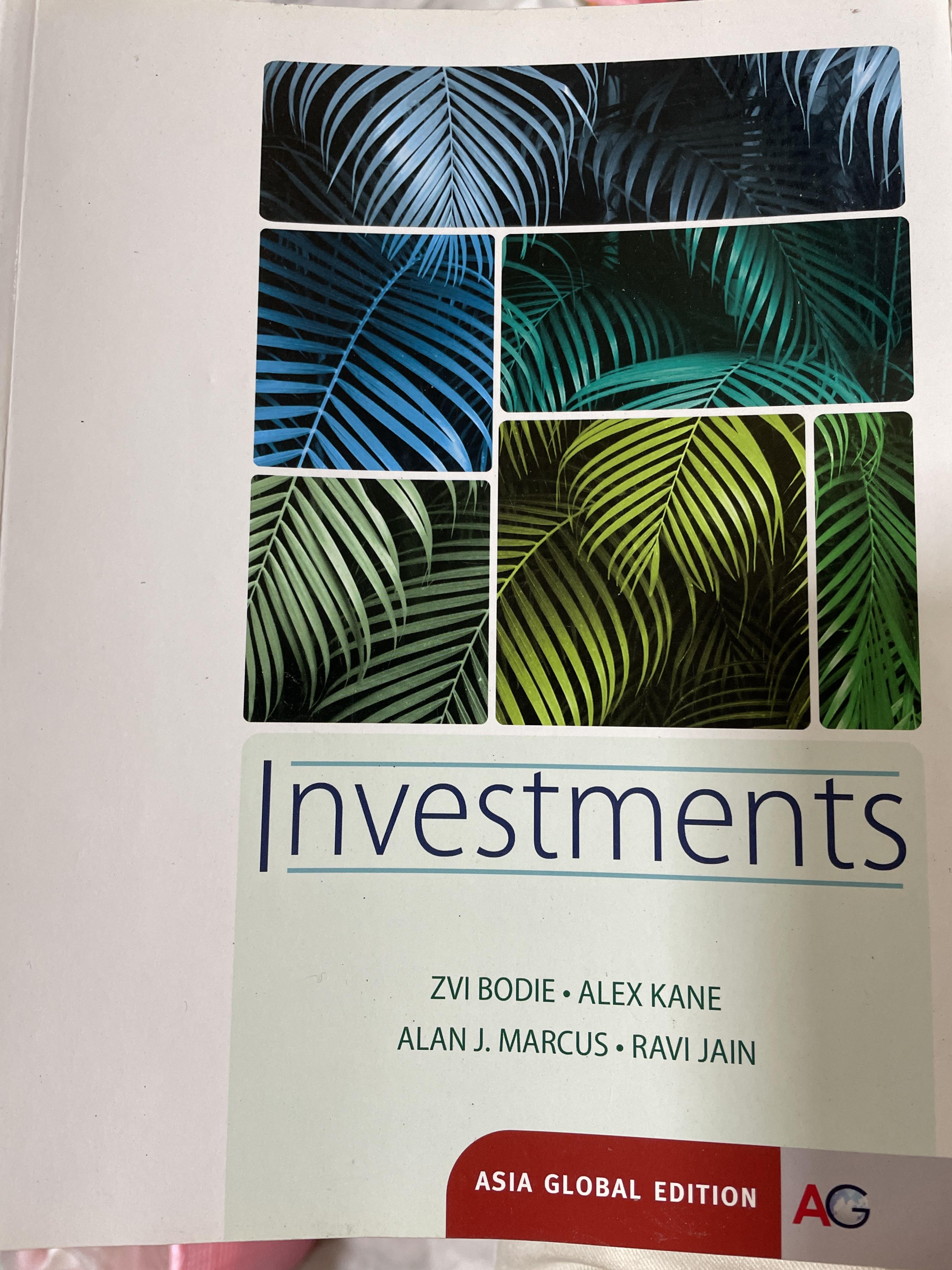 INVESTMENTS. ผู้เขียน BODIE. KANE. MARCUS. 0 กก.