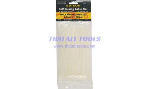 เคเบิ้ลไทร์ 3.6mm NATURAL CABLE TIES (PK-100) EDISON