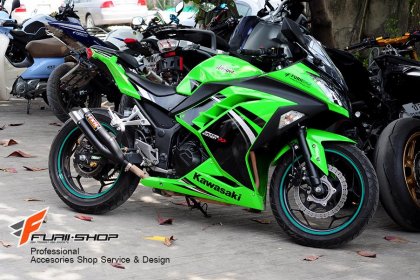 ท่อมอเตอร์ไซค์ Ixill Slip On สำหรับ Ninja250 Ninja300 Z250 ท่อแต่ง ท่อสูตร ท่อบิ๊กไบค์ ท่อBigbike ท่อไอเสีย