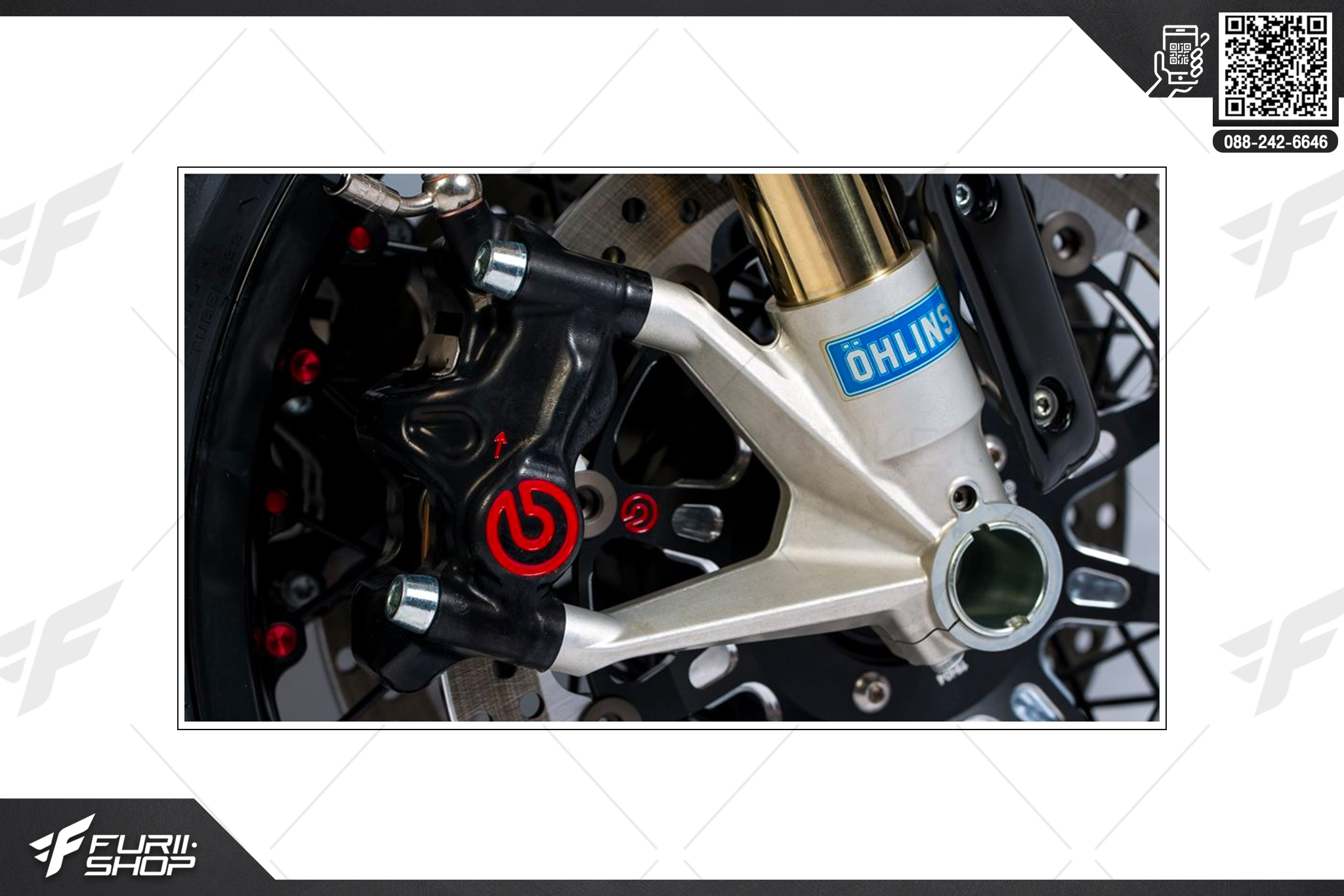 ปั้ม Brembo 108mm 484 Cafe Racer (คู่)