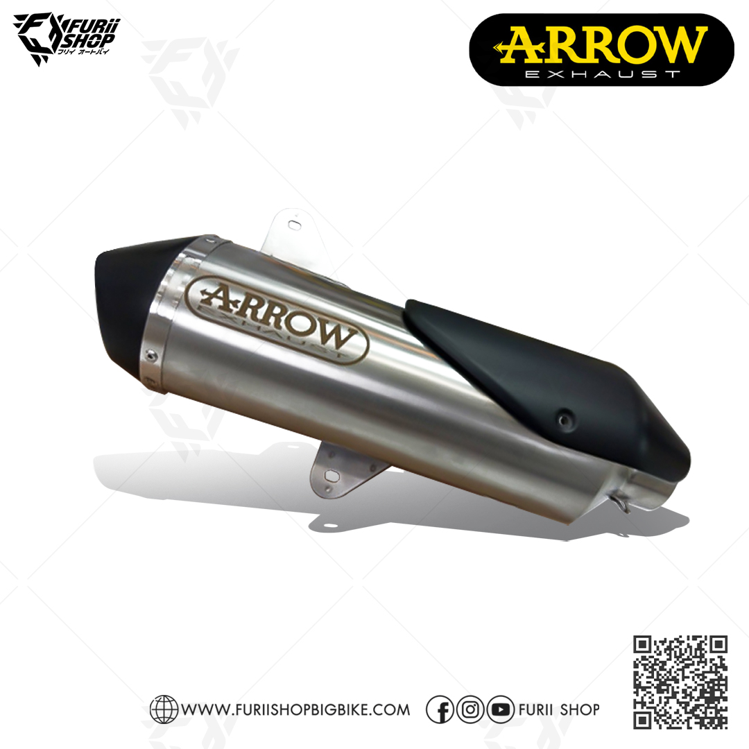 ท่อมอเตอร์ไซค์ Arrow Slip on Aluminium Euro5 : for Vespa GTS300