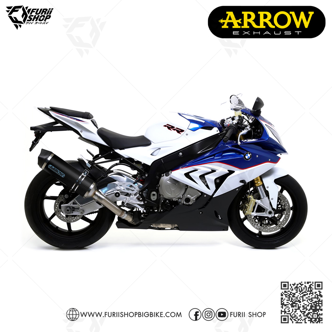 ท่อมอเตอร์ไซค์ Arrow Racetech Carbon-Carbon: for BMW S1000RR 2015-2016