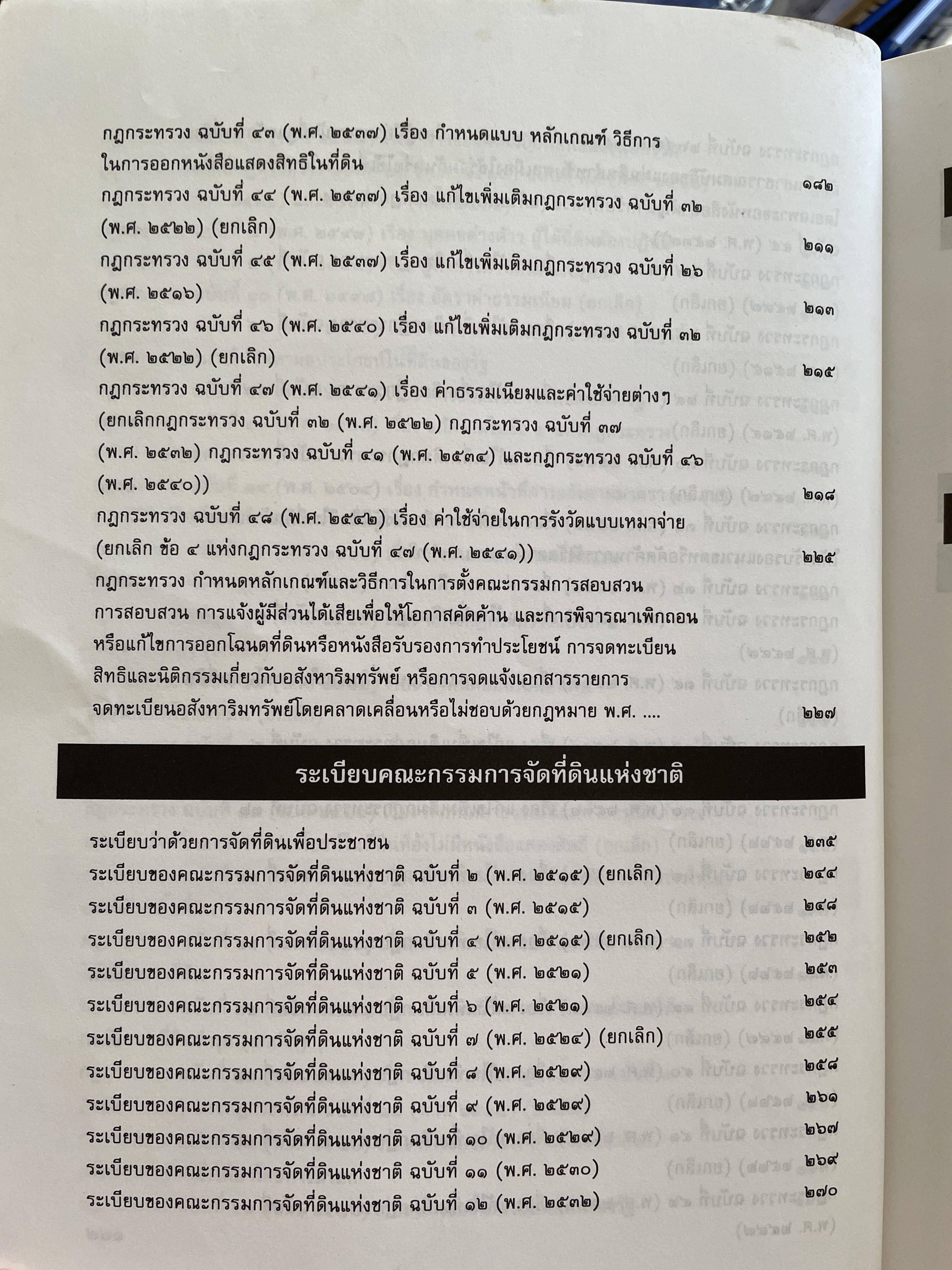 100 ปี กรมที่ดิน กฎหมายที่ดินและธุรกิจการค้ออังหาริมทรัพย์ รวบรวมโดย สุชาติ มงคลเลิศลพ ตุลาการศาลปกครองกลาง 3,500 กรัม