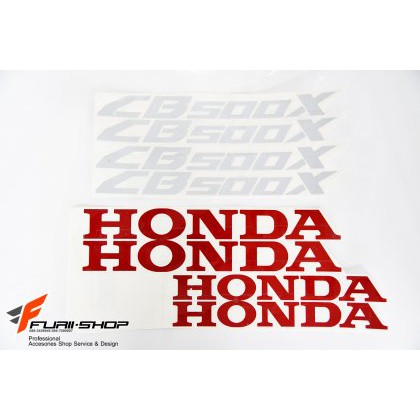 สติ๊กเกอร์ขอบล้อใน สีแดง ขาว FOR HONDA CB500X