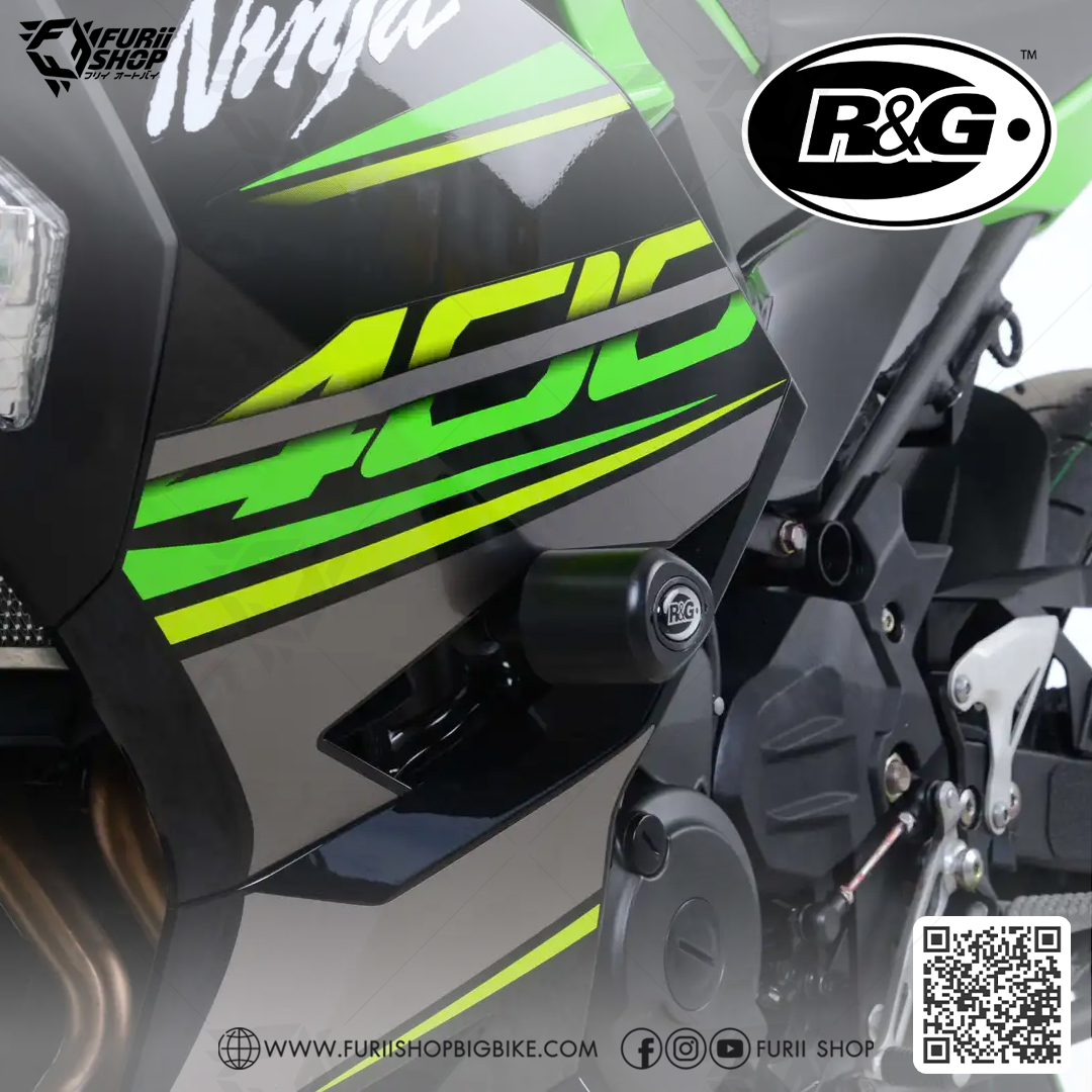 กันล้มกลาง R&G Crash Protector : for Kawasaki Z400 2019