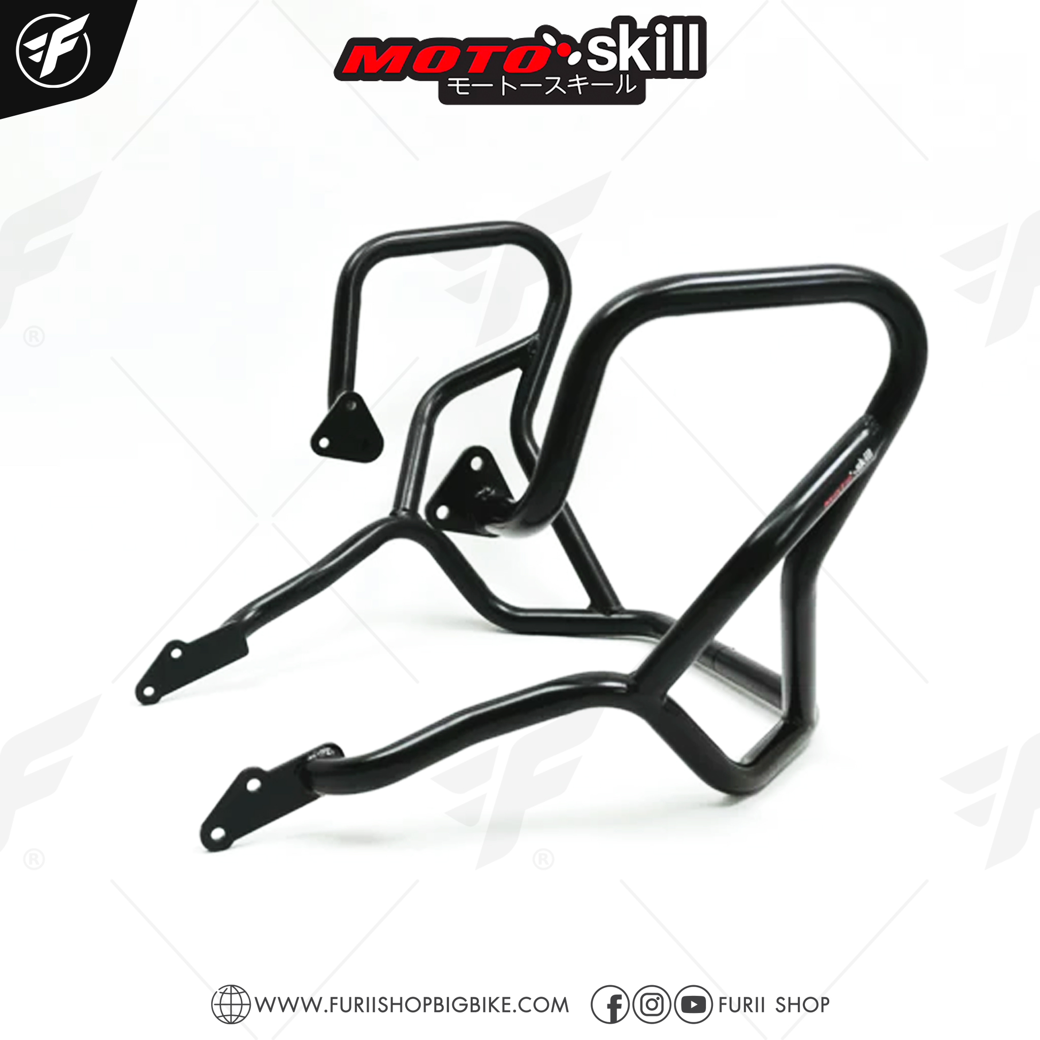 แคชบาร์ V.1 MOTOSKILL Crash bar V.1 สำหรับ SUZUKI V-Strom 650