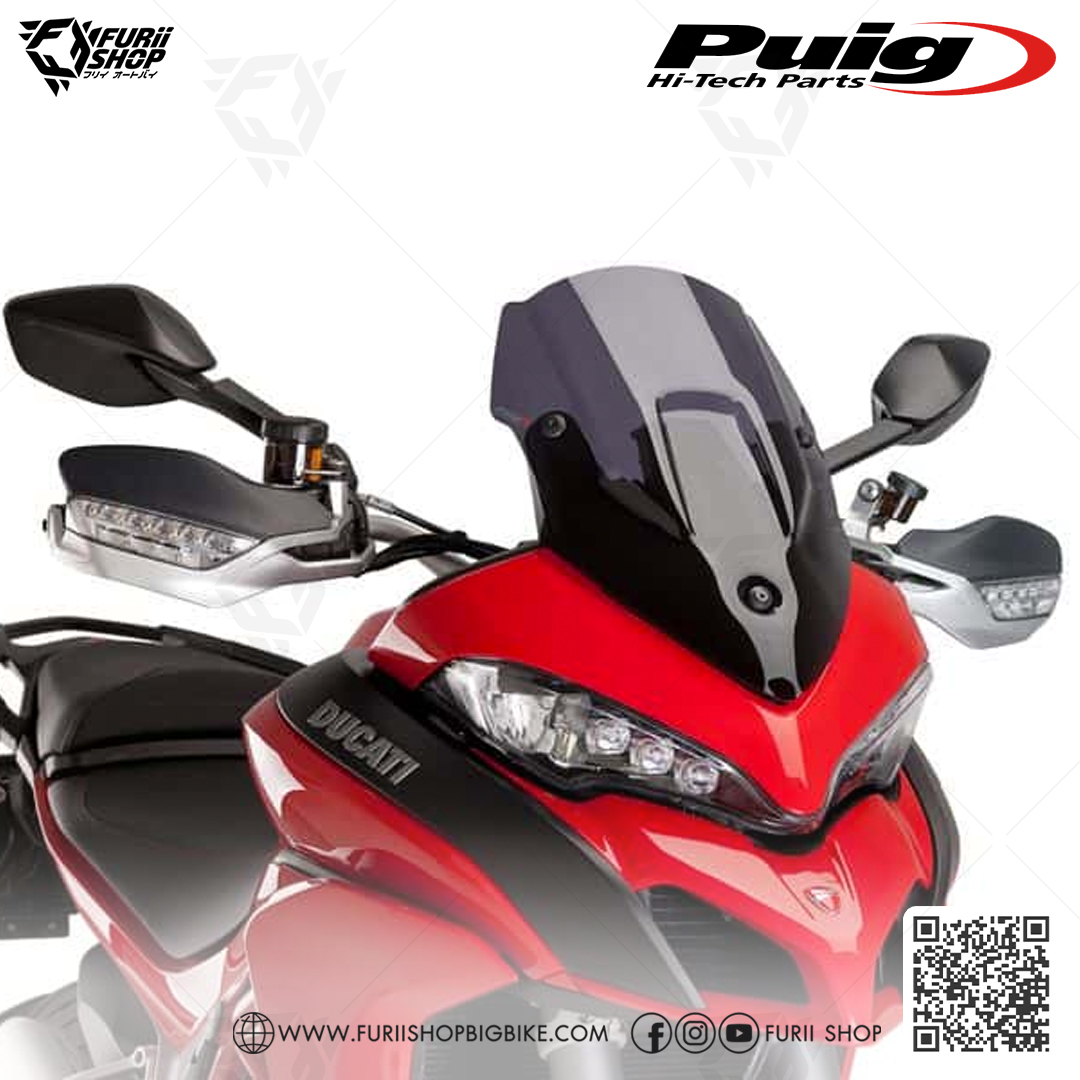 ชิลด์หน้า Puig Windshield Sport : for Ducati MultiStrada 1200 Enduro 2016-2018