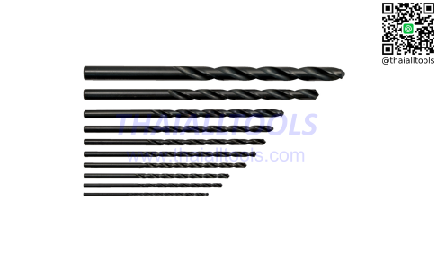ชุดดอกสว่าน (mm) SET OF 10 HSS LONG SERIES DRILLS 2-10.00mm SHERWOOD