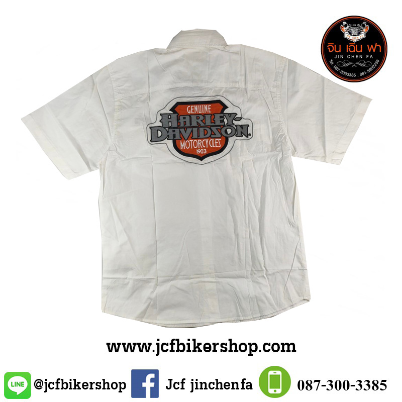 เสื้อ Shirt H-D 97643-13VM แขนสั้น ไซส์ L,XL