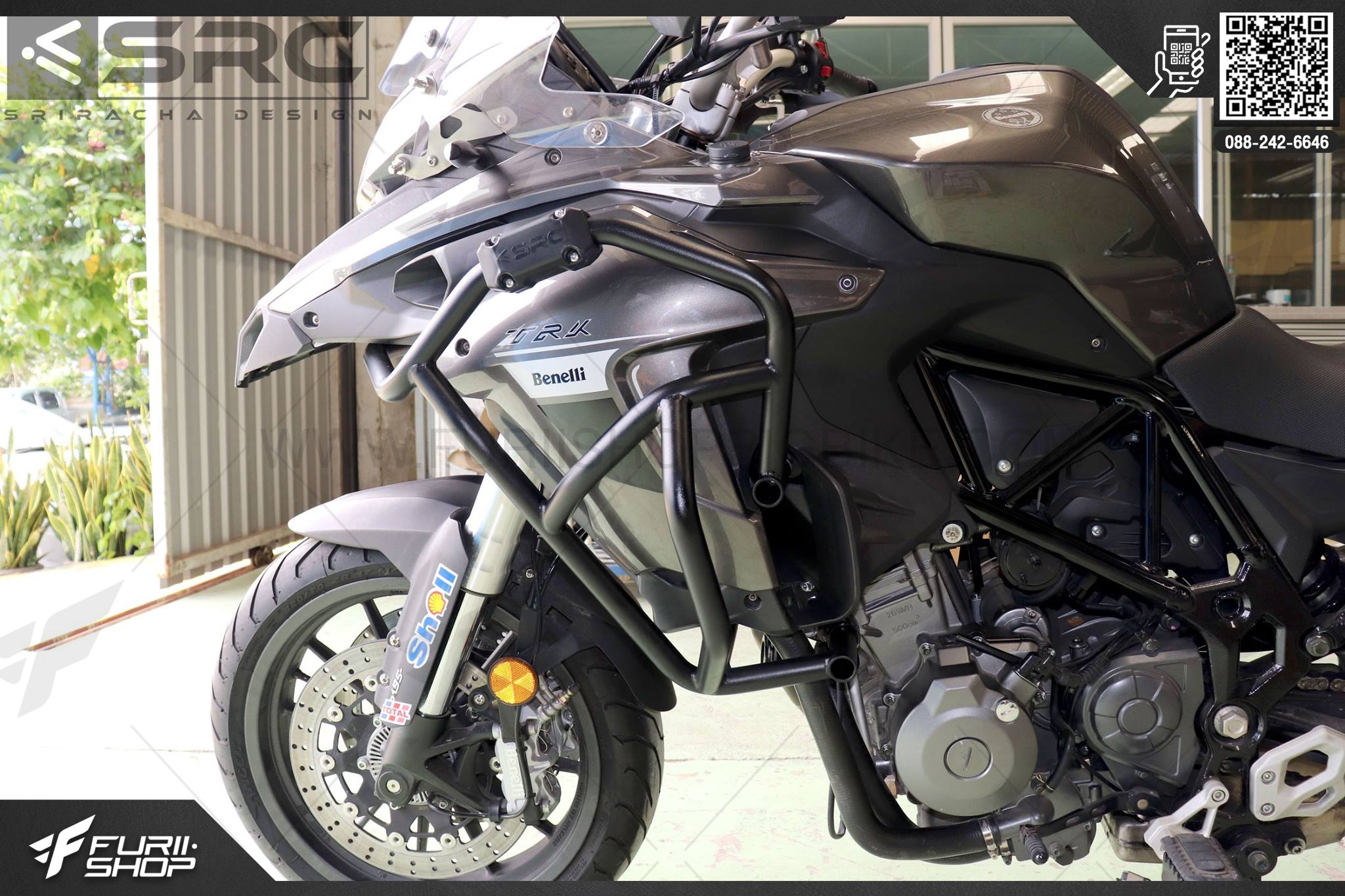 แคชบาร์ SRC สีดำ FOR BENELLI TRK502