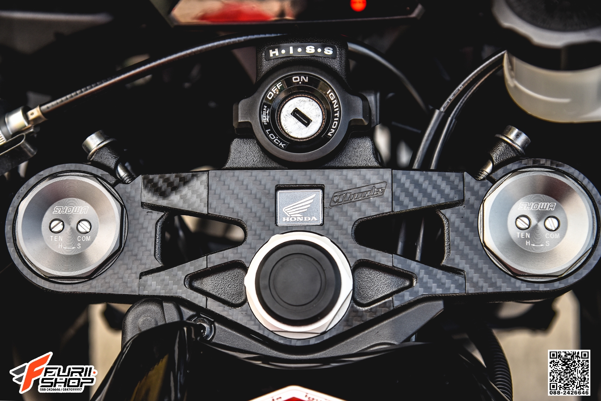 กันรอยแผงคอ Woods สำหรับ Honda CBR1000RR