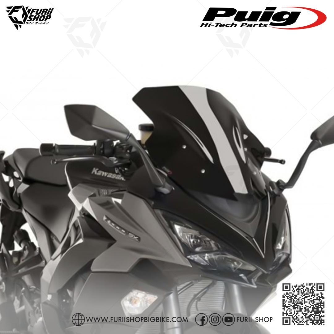 ชิลด์หน้า Puig Windshield : for Kawasaki Ninja1000/Z1000SX 2017-2019