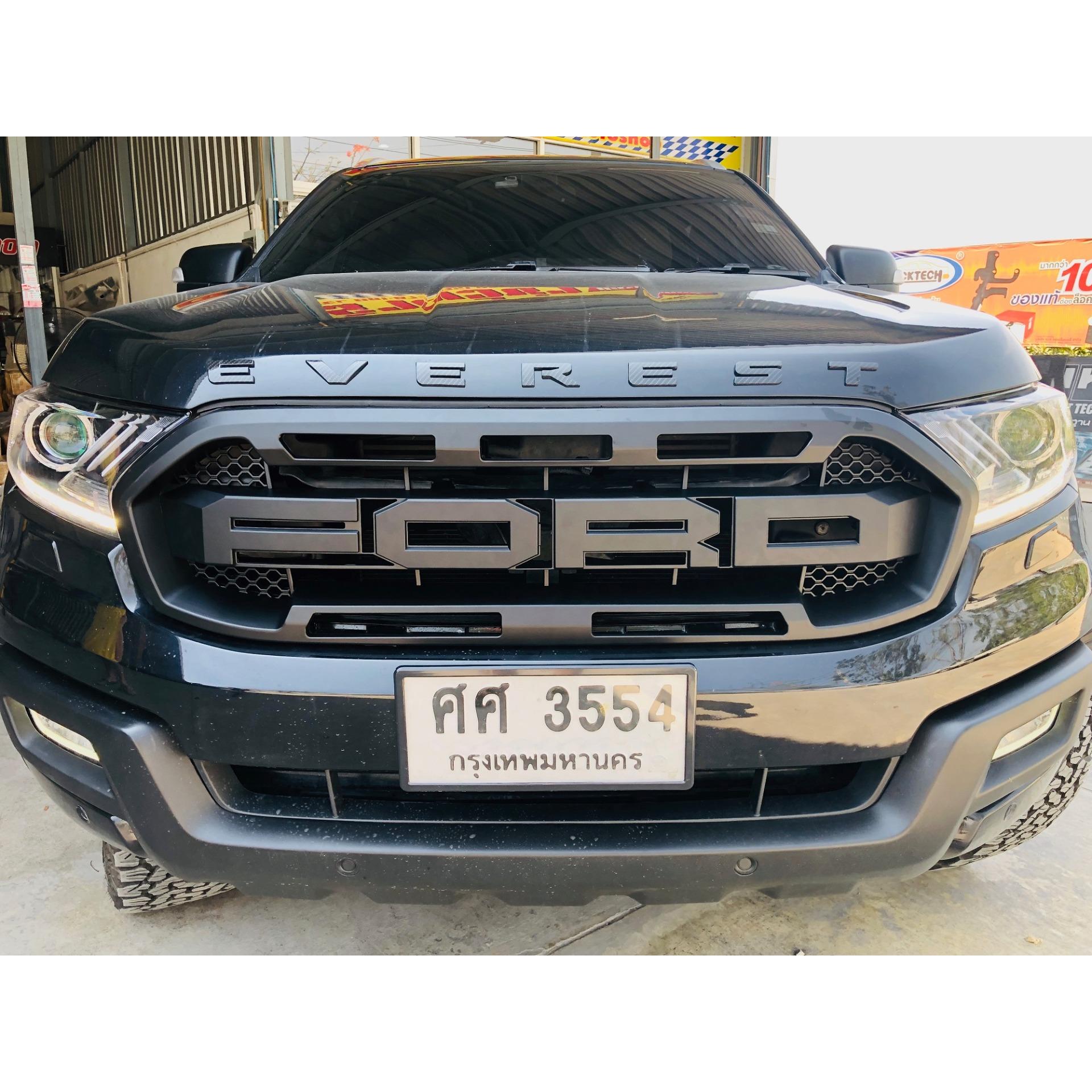 กระจังหน้า EVEREST 2015-2018 ทรง Raptor (ดำด้าน)