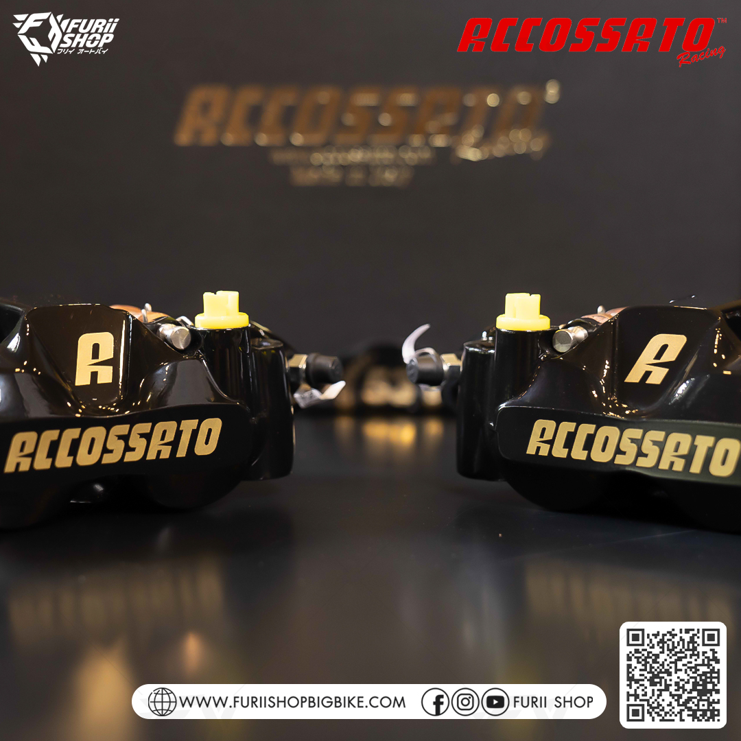 ปั้มล่าง Accossato Radial Brake Caliper Forged Monoblock