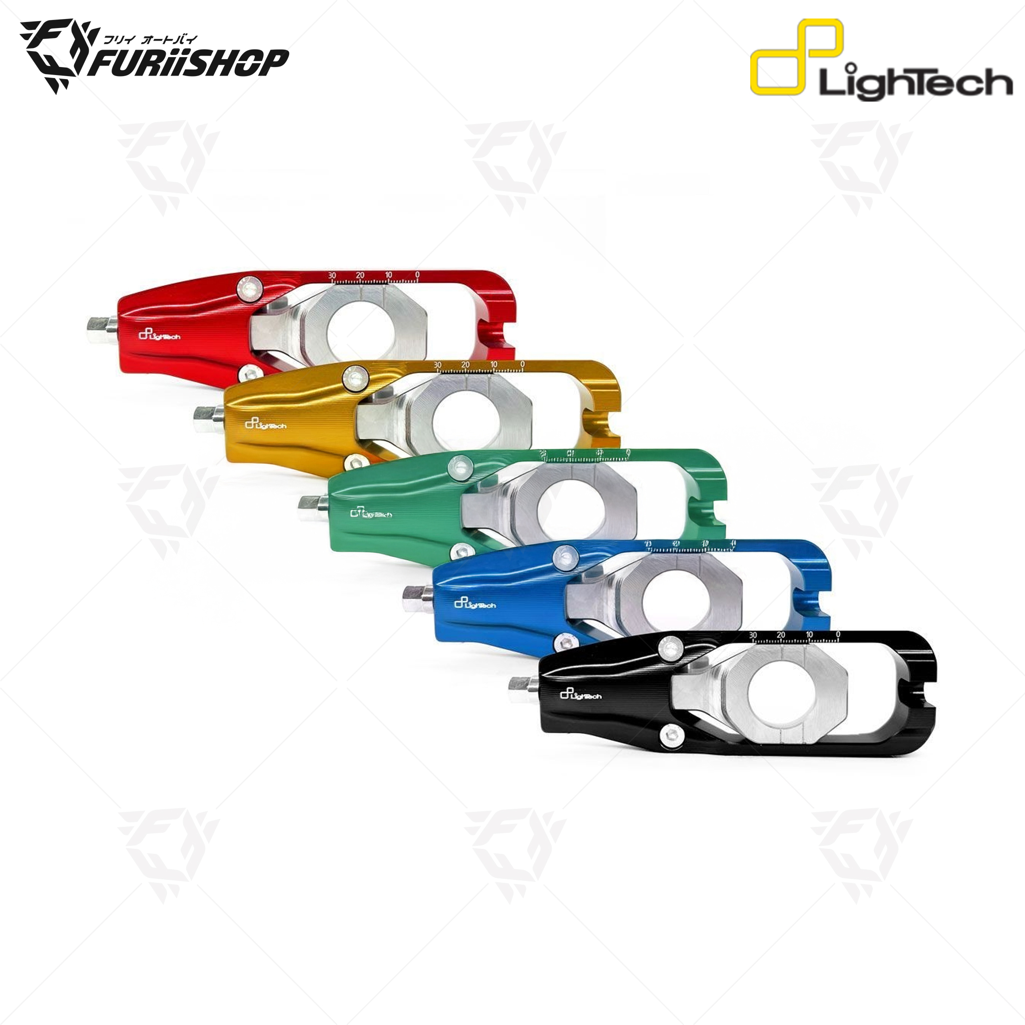 หางปลาตั้งโซ่ Lightech Chain Adjuster : for MT-09 2021-2023