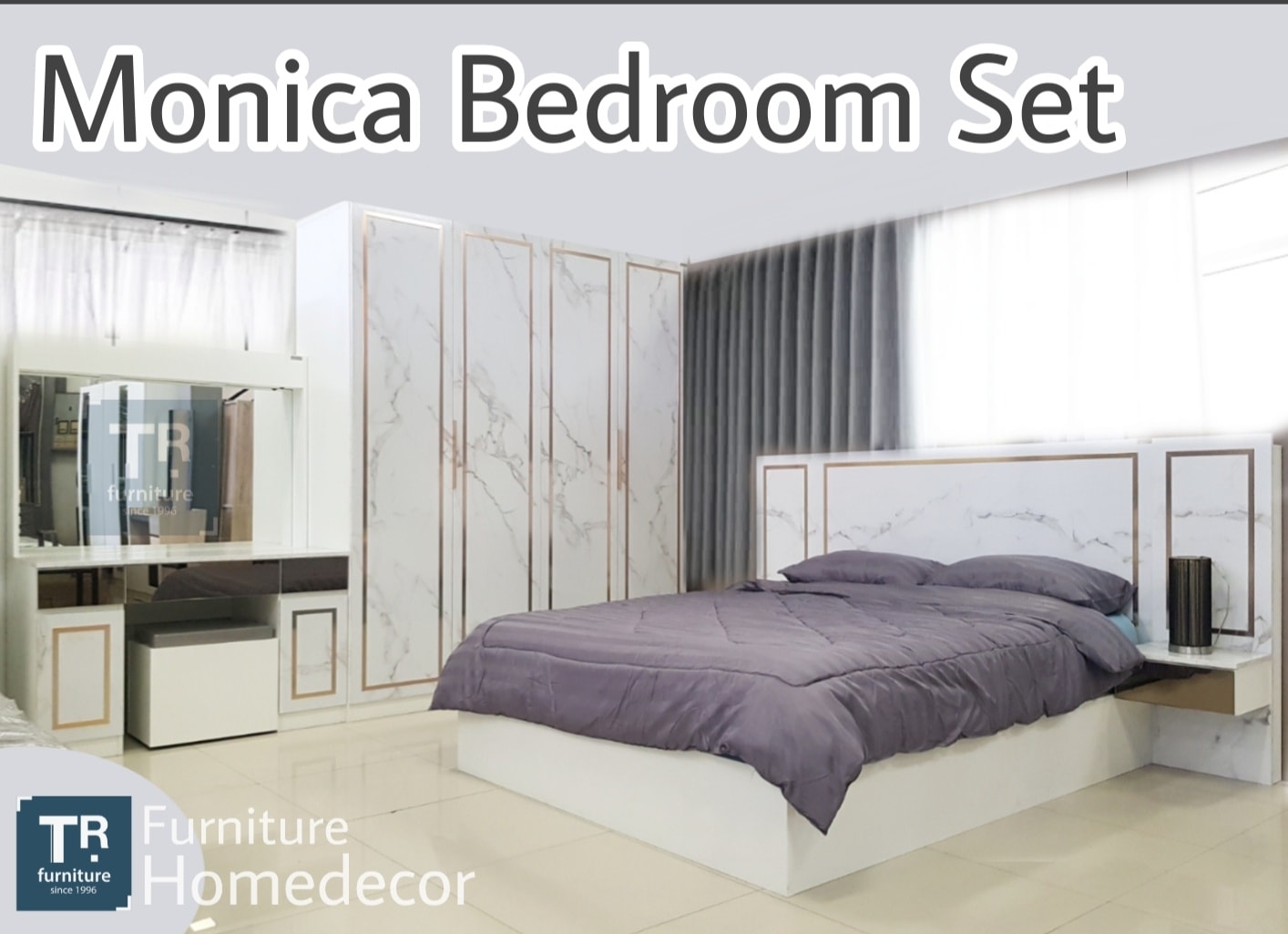 ชุดห้องนอน 5 ชิ้น รุ่น Monica โมนิก้า